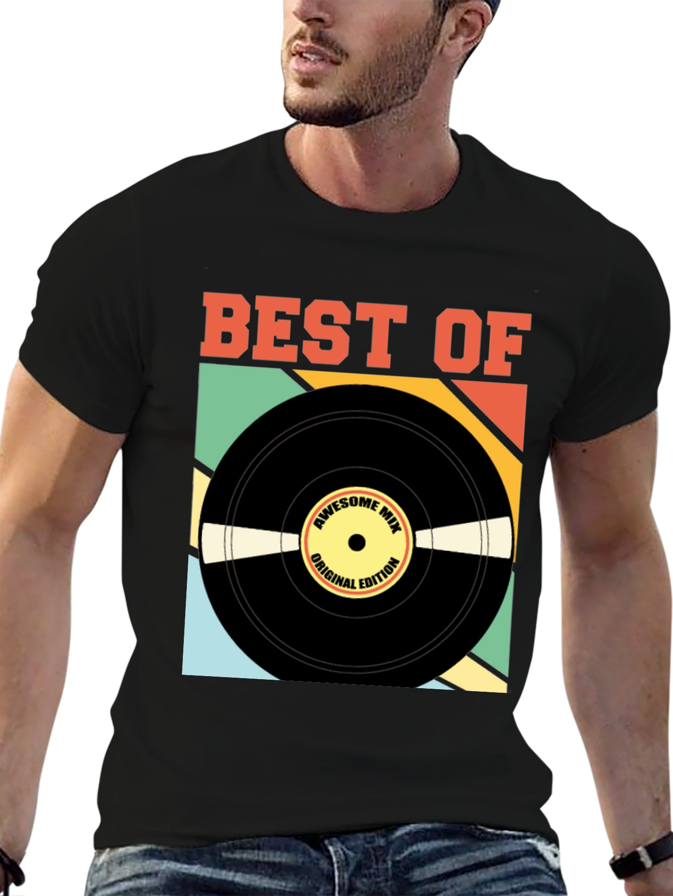Best Of Vinyl Record Graphic Tee
