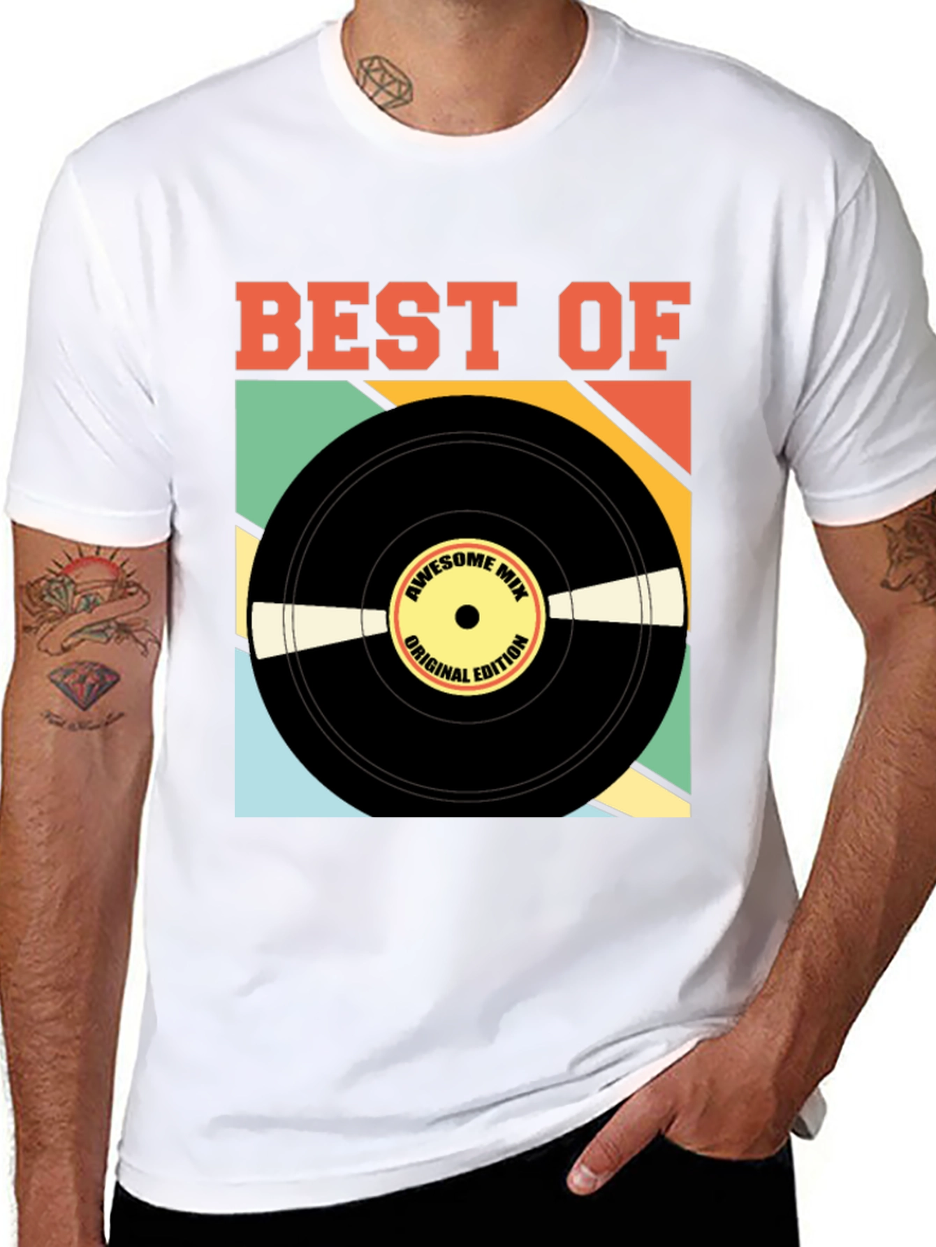 Best Of Vinyl Record Graphic Tee
