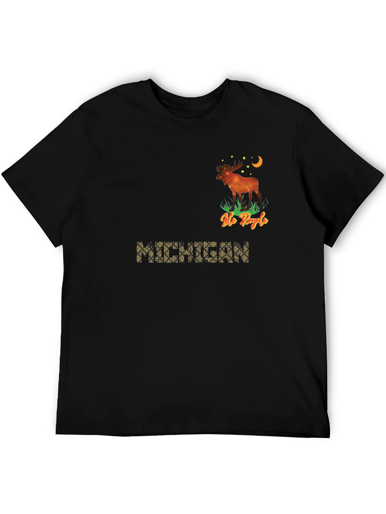 Michigan Isle Royale Moose Graphic Tee