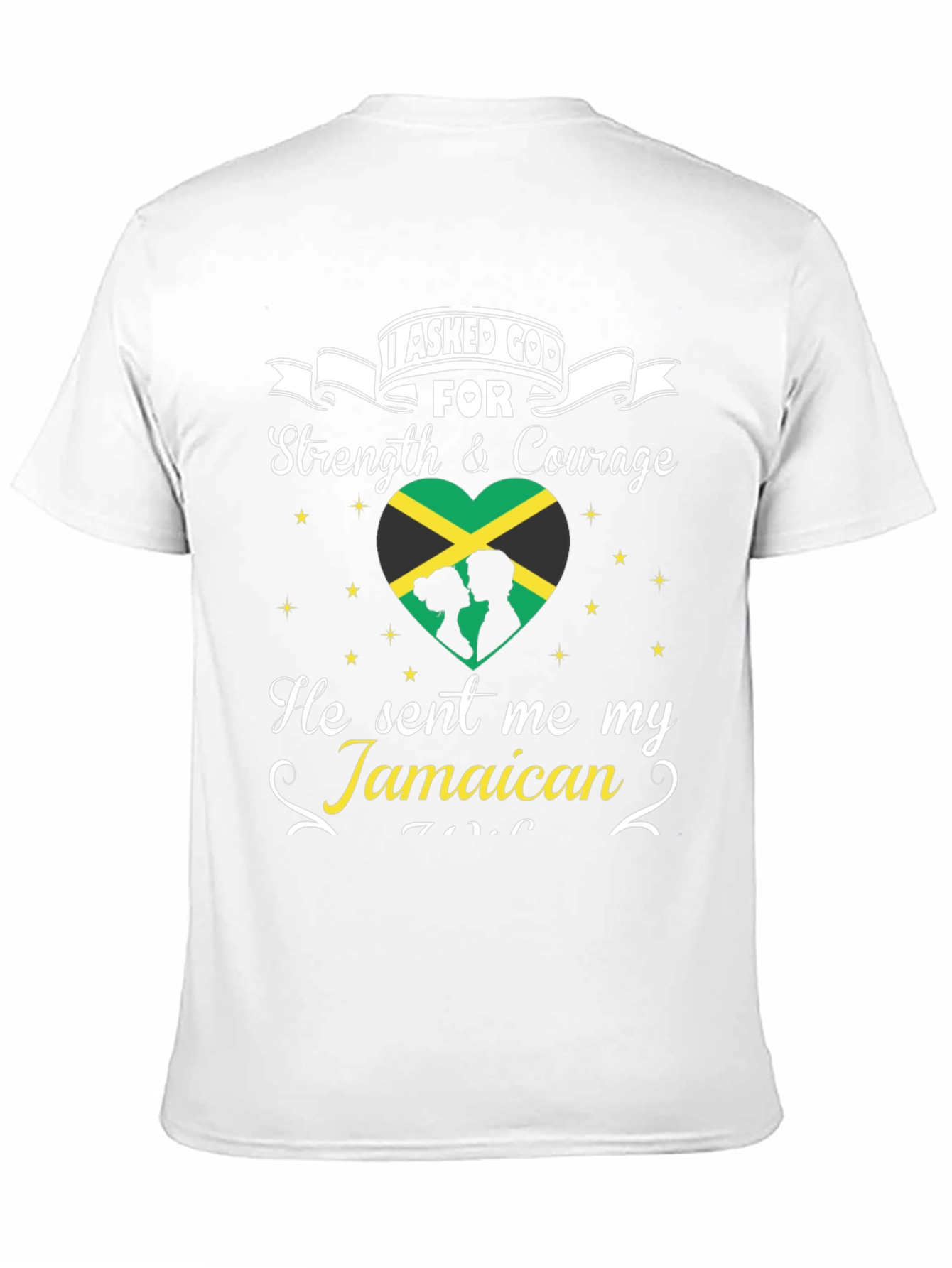 Jamaican Love T-Shirt - God Sent Me My Jamaican
