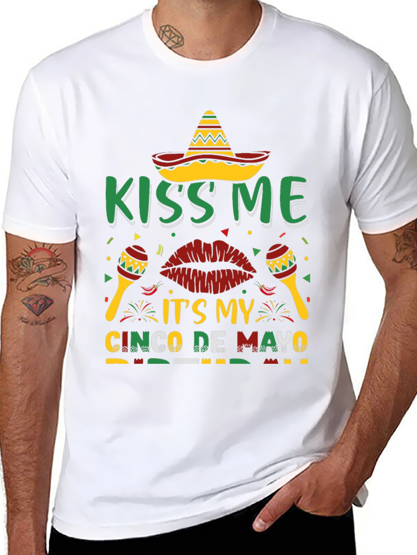 Kiss Me Its My Cinco De Mayo T-Shirt