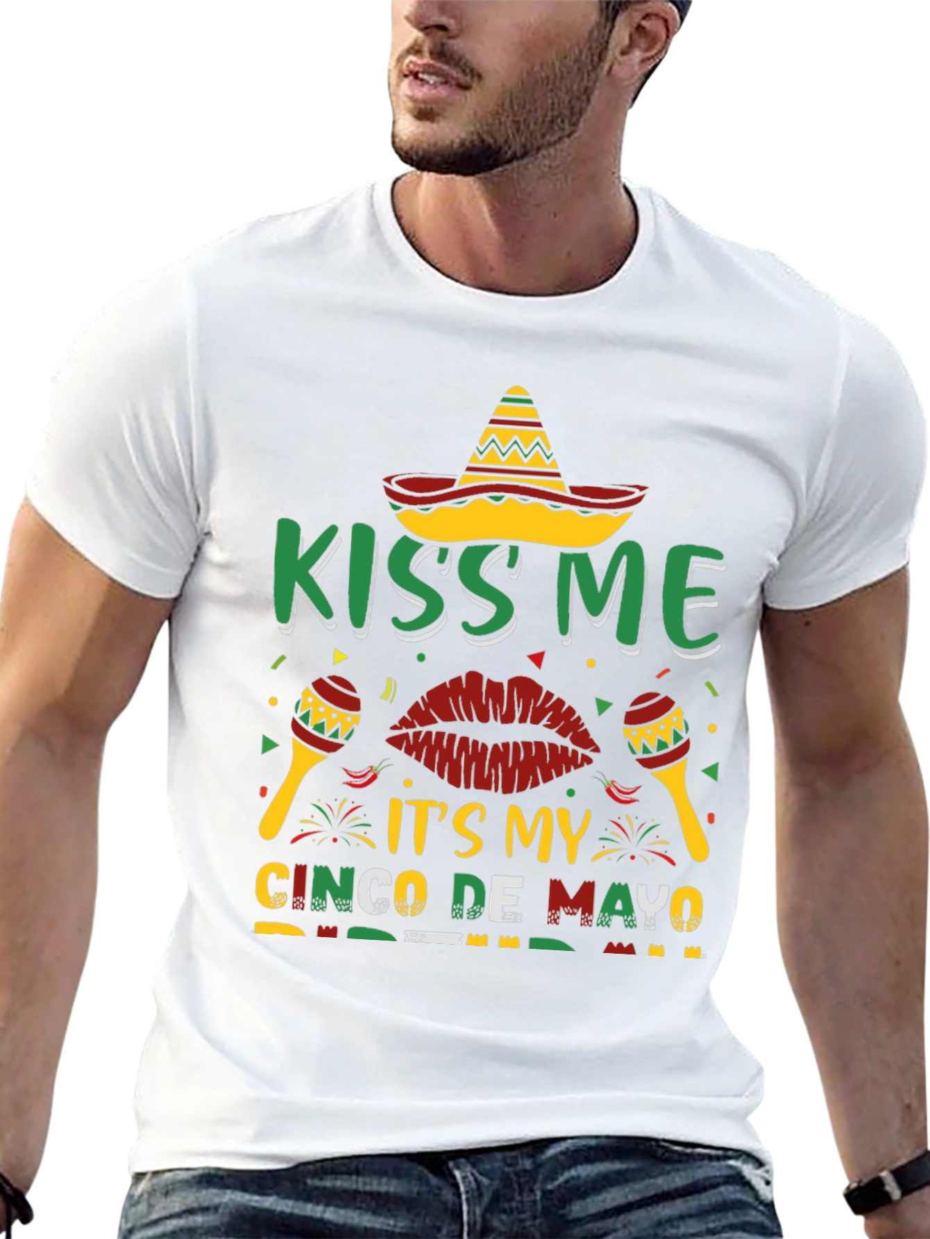 Kiss Me Its My Cinco De Mayo T-Shirt
