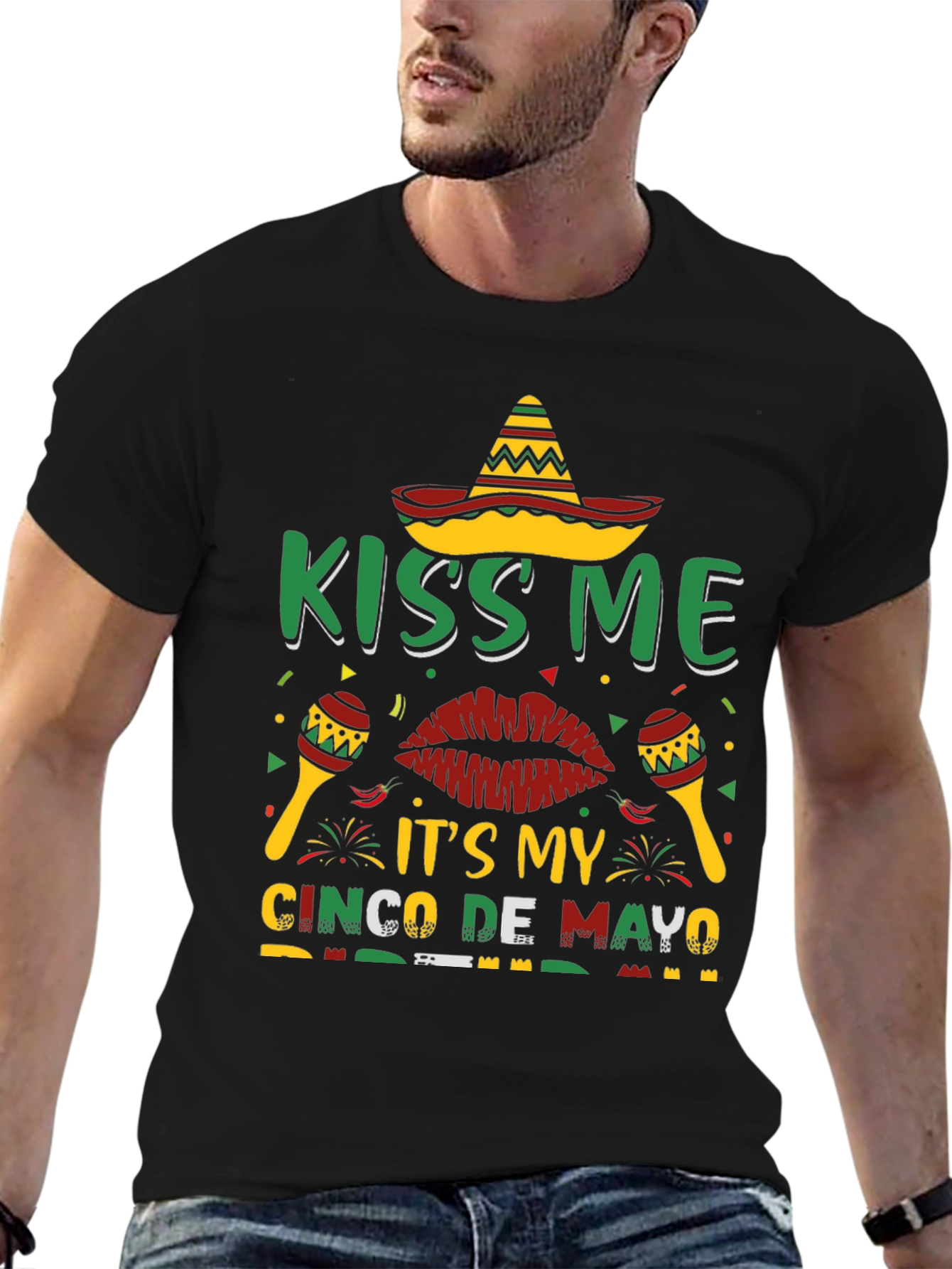 Kiss Me Its My Cinco De Mayo T-Shirt