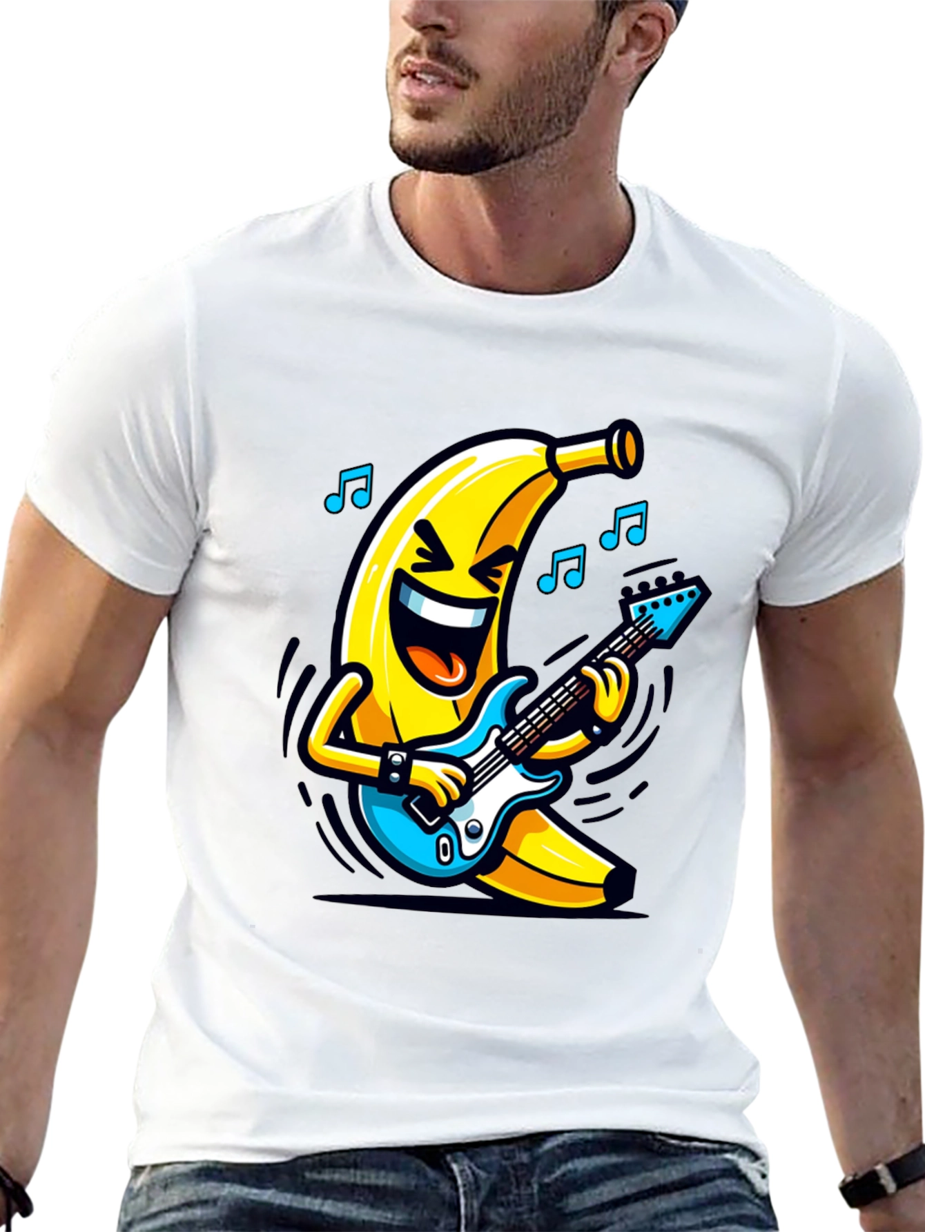 Banana Rock Star Graphic T-Shirt