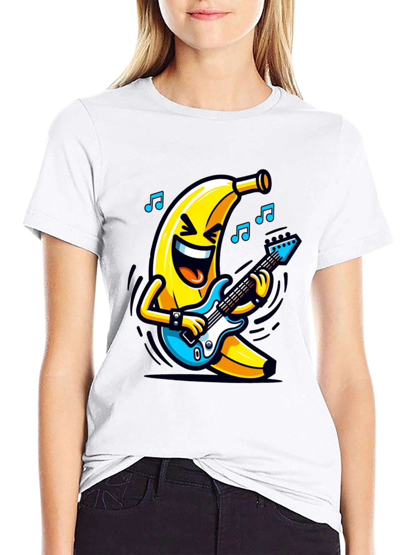 Banana Rock Star Graphic T-Shirt