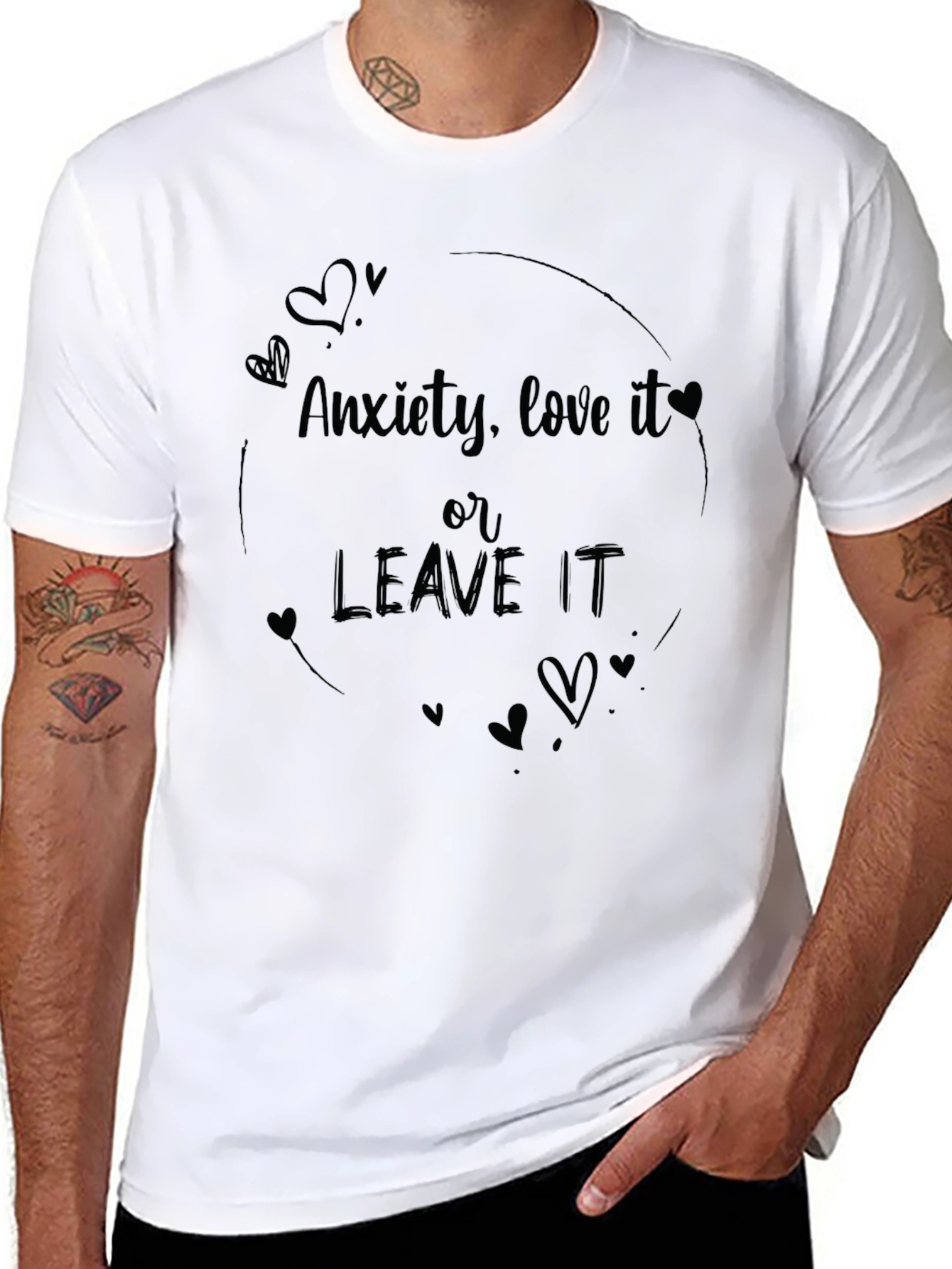 Anxiety Love It or Leave It Graphic Tee