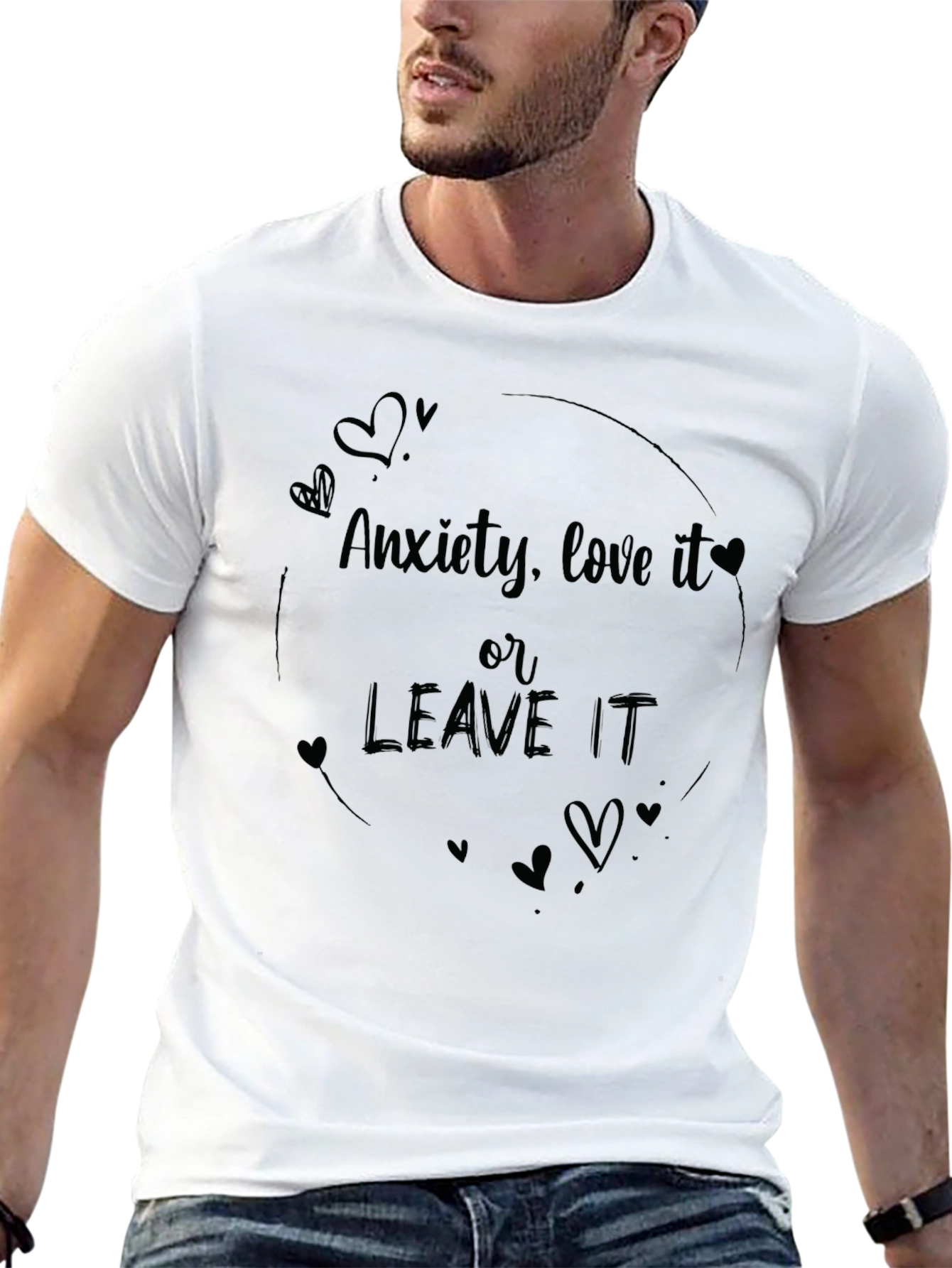 Anxiety Love It or Leave It Graphic Tee