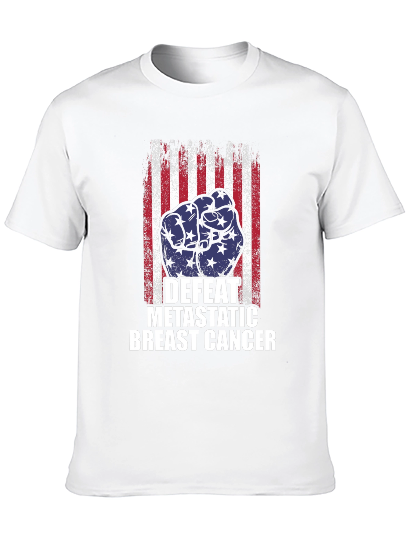 Defeat Metastatic Breast Cancer Graphic T-Shirt