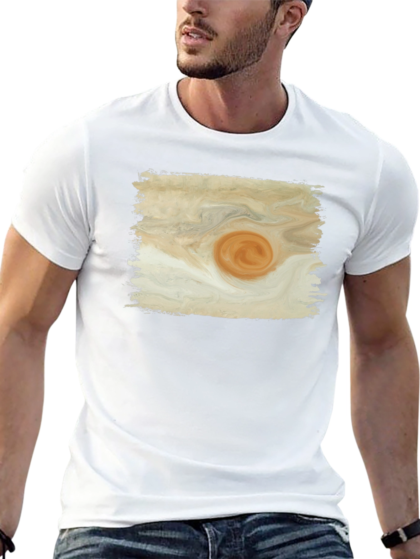 Jupiter Print Graphic Tee - Soft Cotton Blend