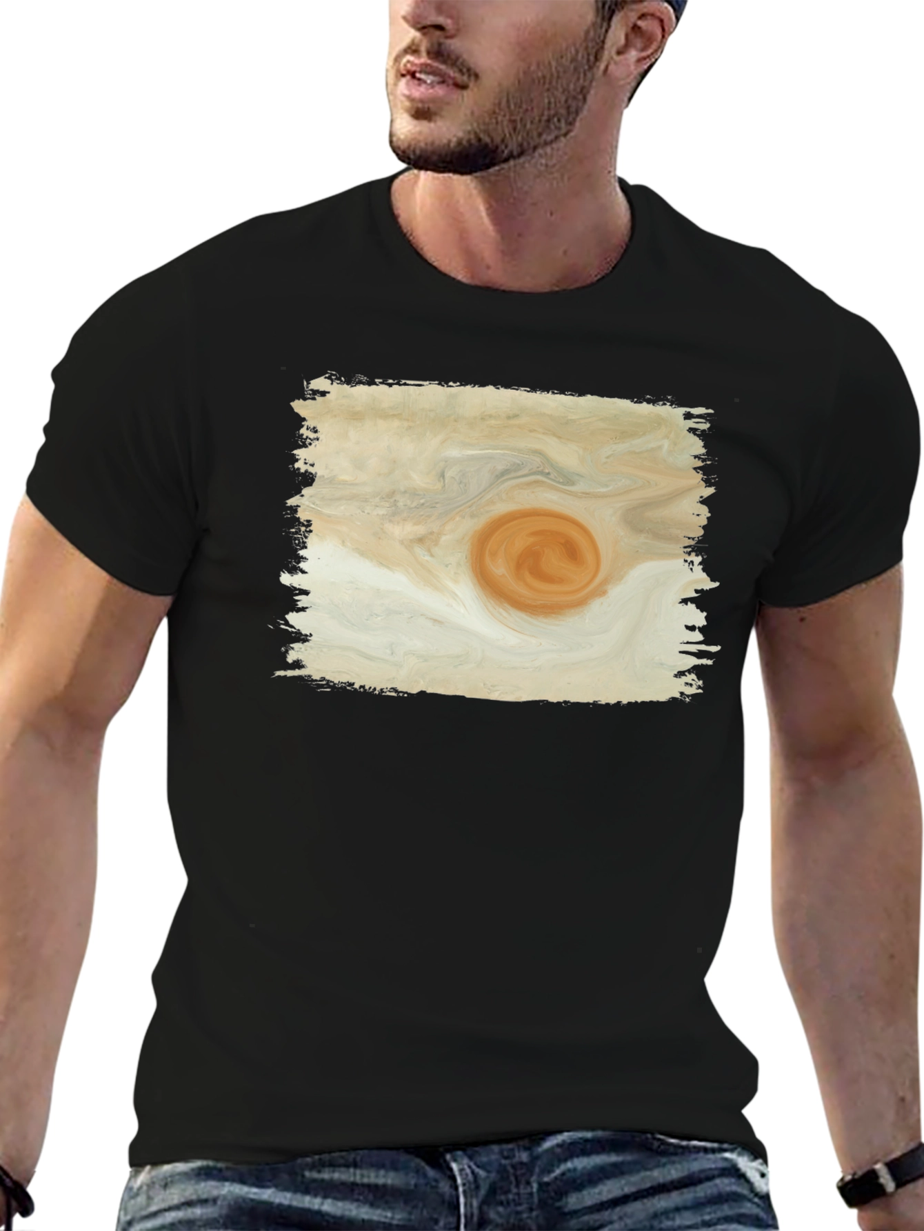 Jupiter Print Graphic Tee - Soft Cotton Blend