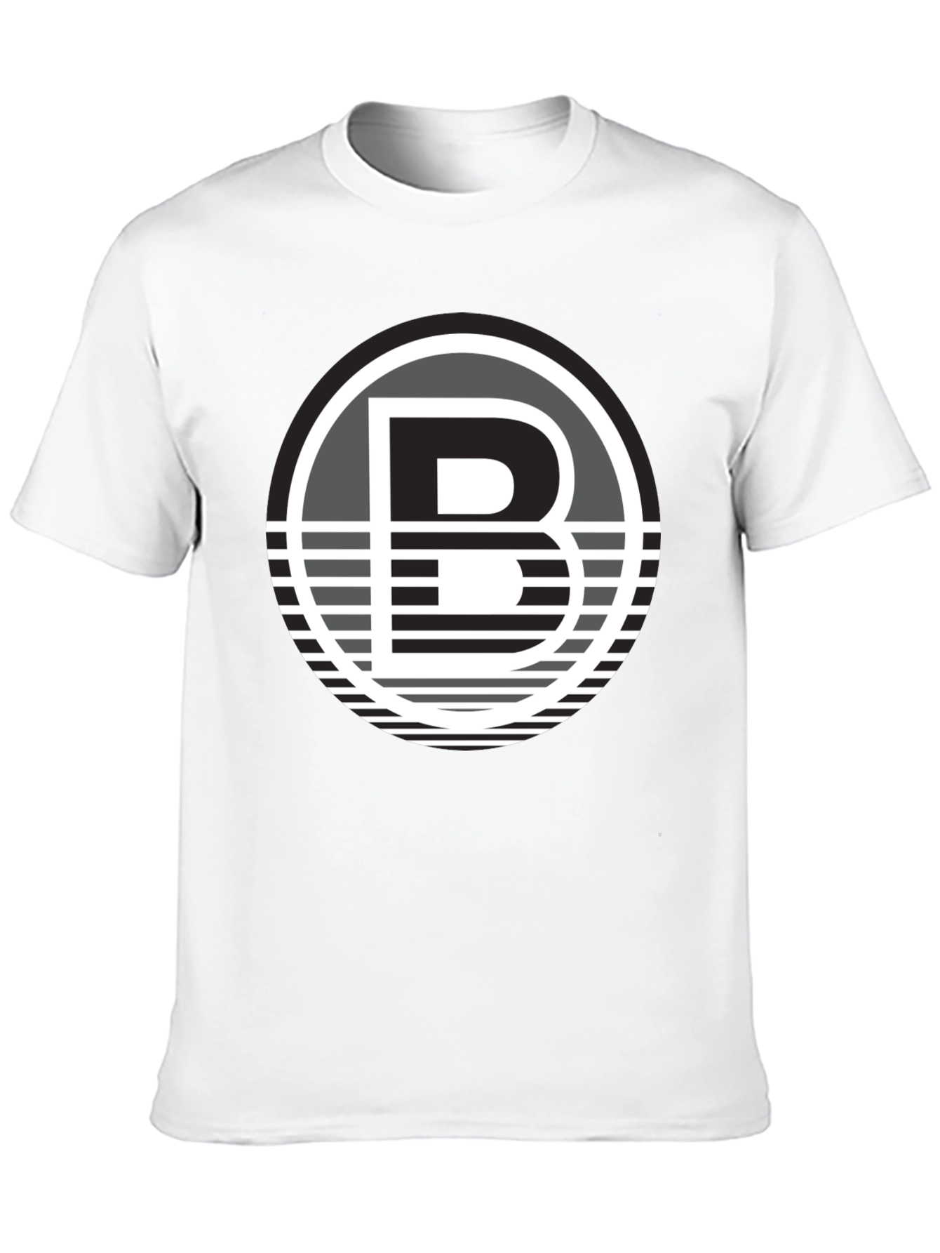 Black T-Shirt with Bold B Logo