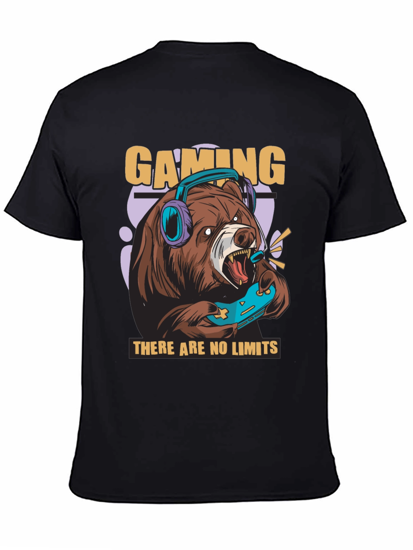 Gamer Bear T-Shirt - No Limits Gaming Apparel