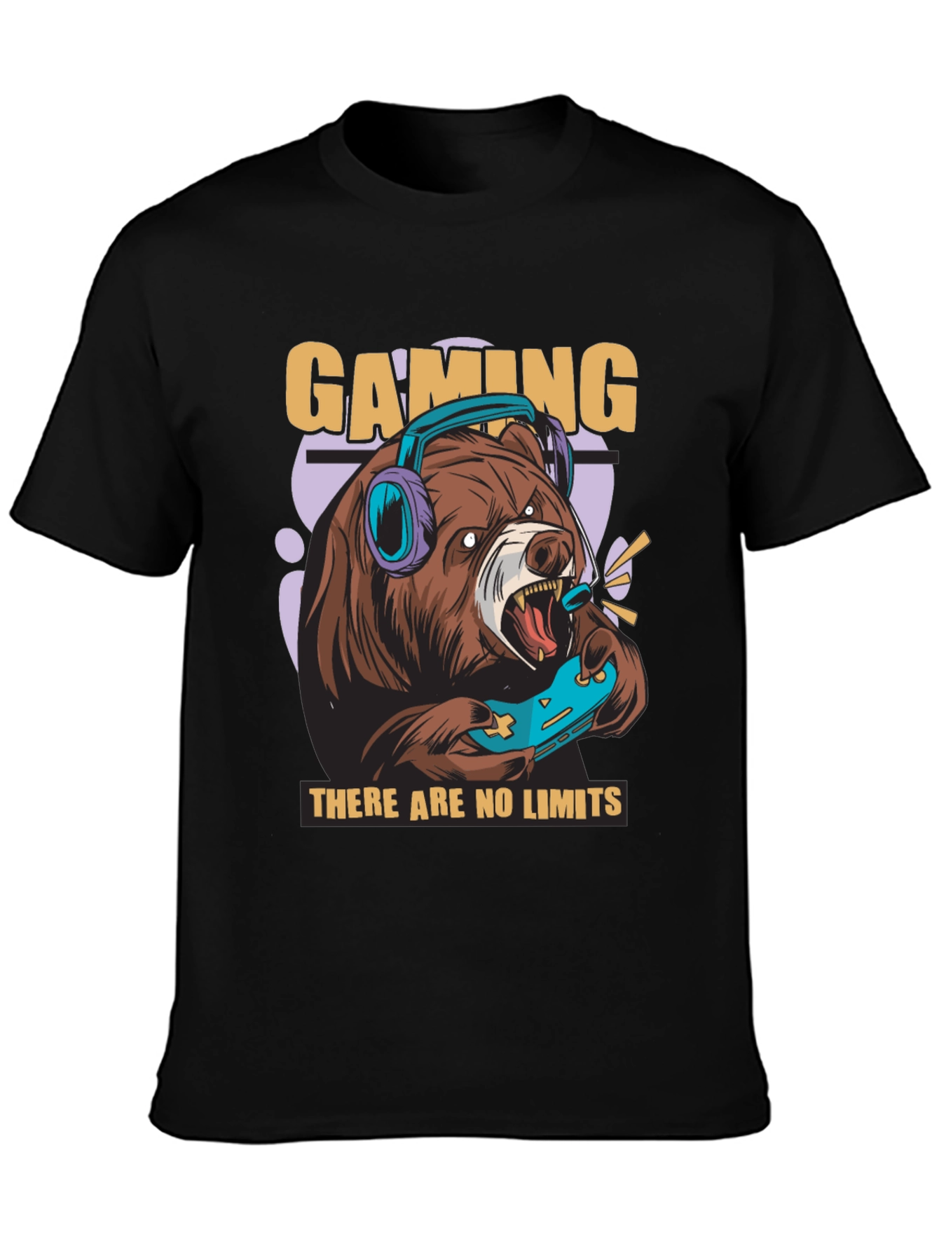 Gamer Bear T-Shirt - No Limits Gaming Apparel