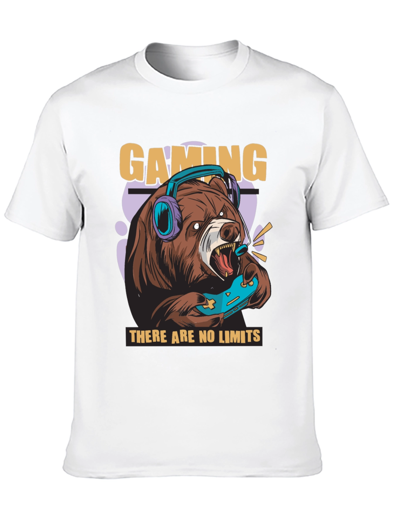Gamer Bear T-Shirt - No Limits Gaming Apparel