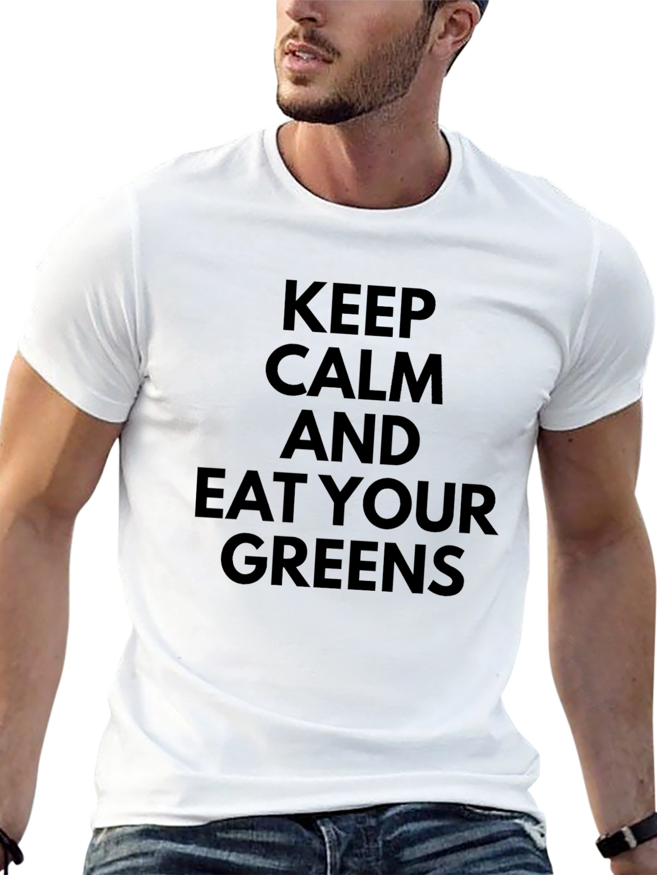 Keep Calm and Eat Your Greens T-Shirt