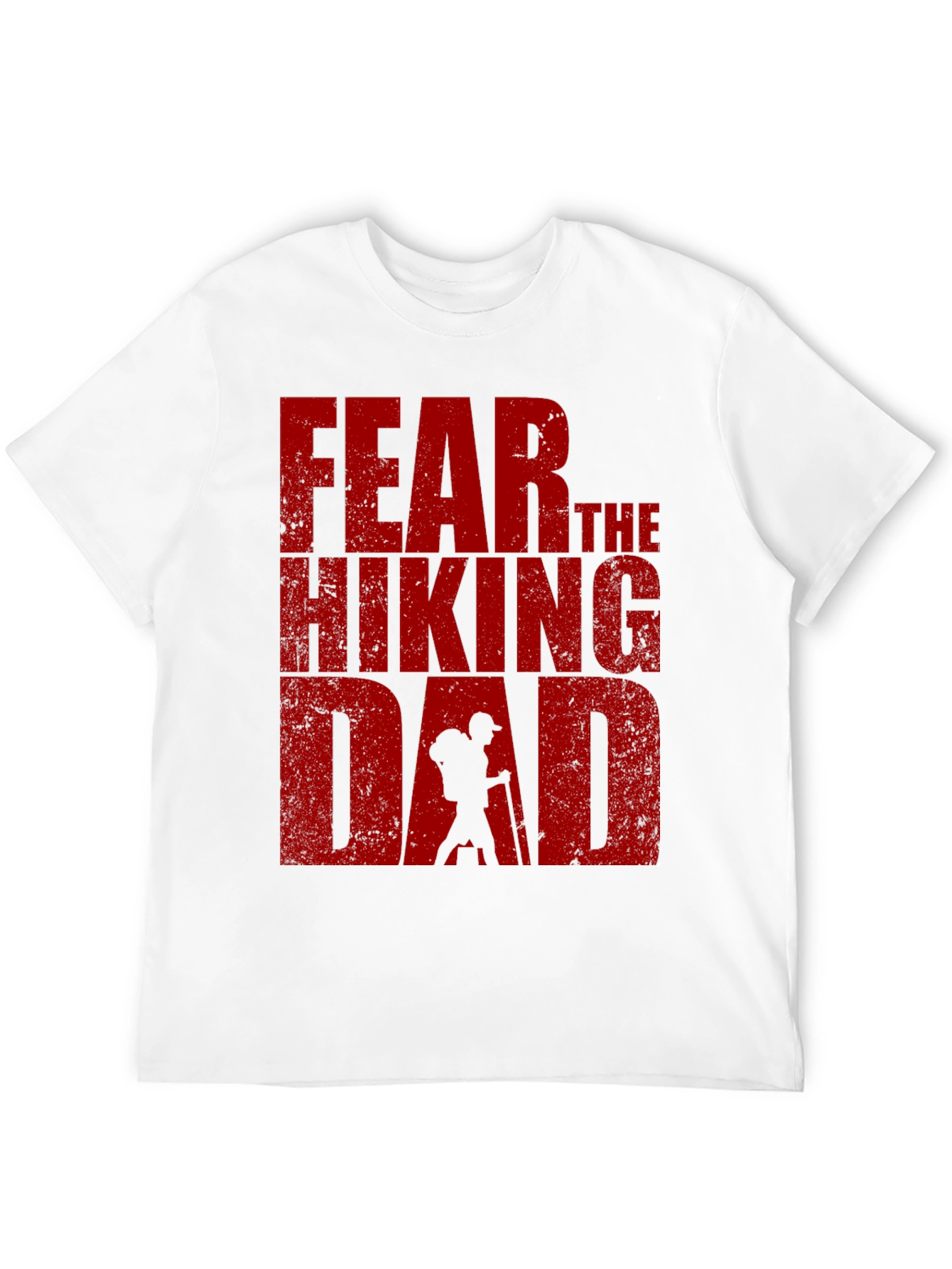 Fear The Hiking Dad T-Shirt - Black