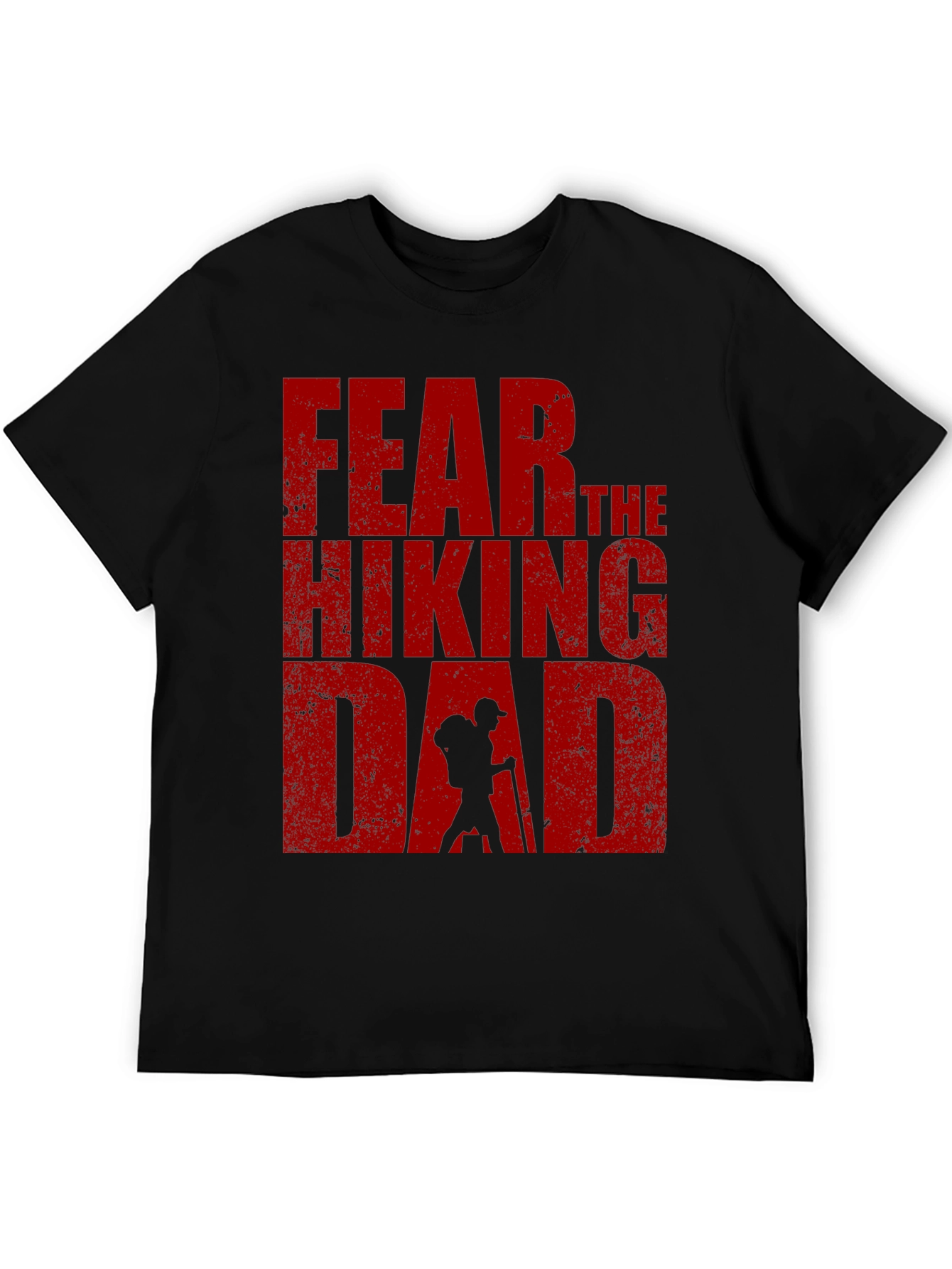 Fear The Hiking Dad T-Shirt - Black