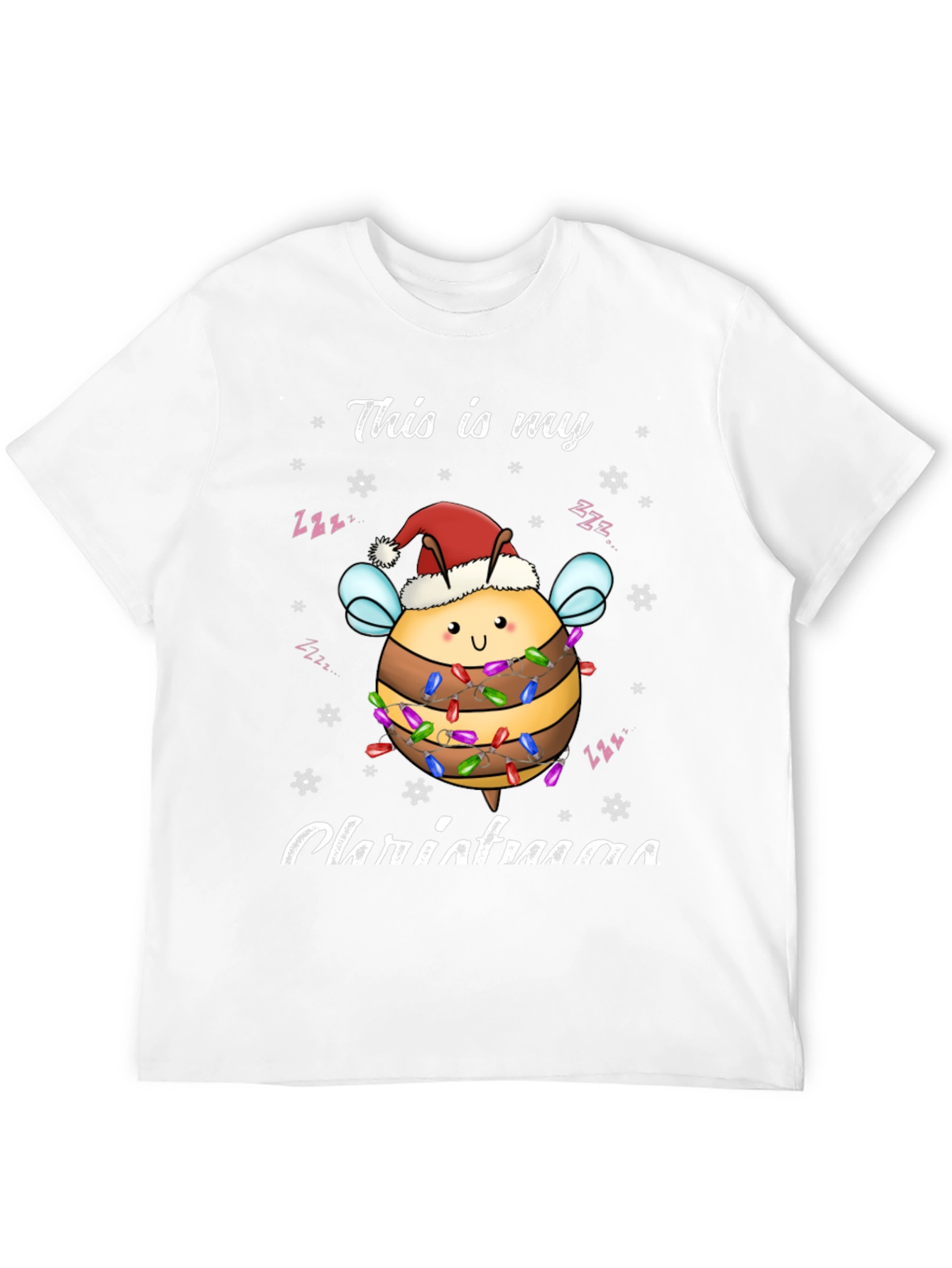 Christmas Bee T-Shirt Festive Holiday Style