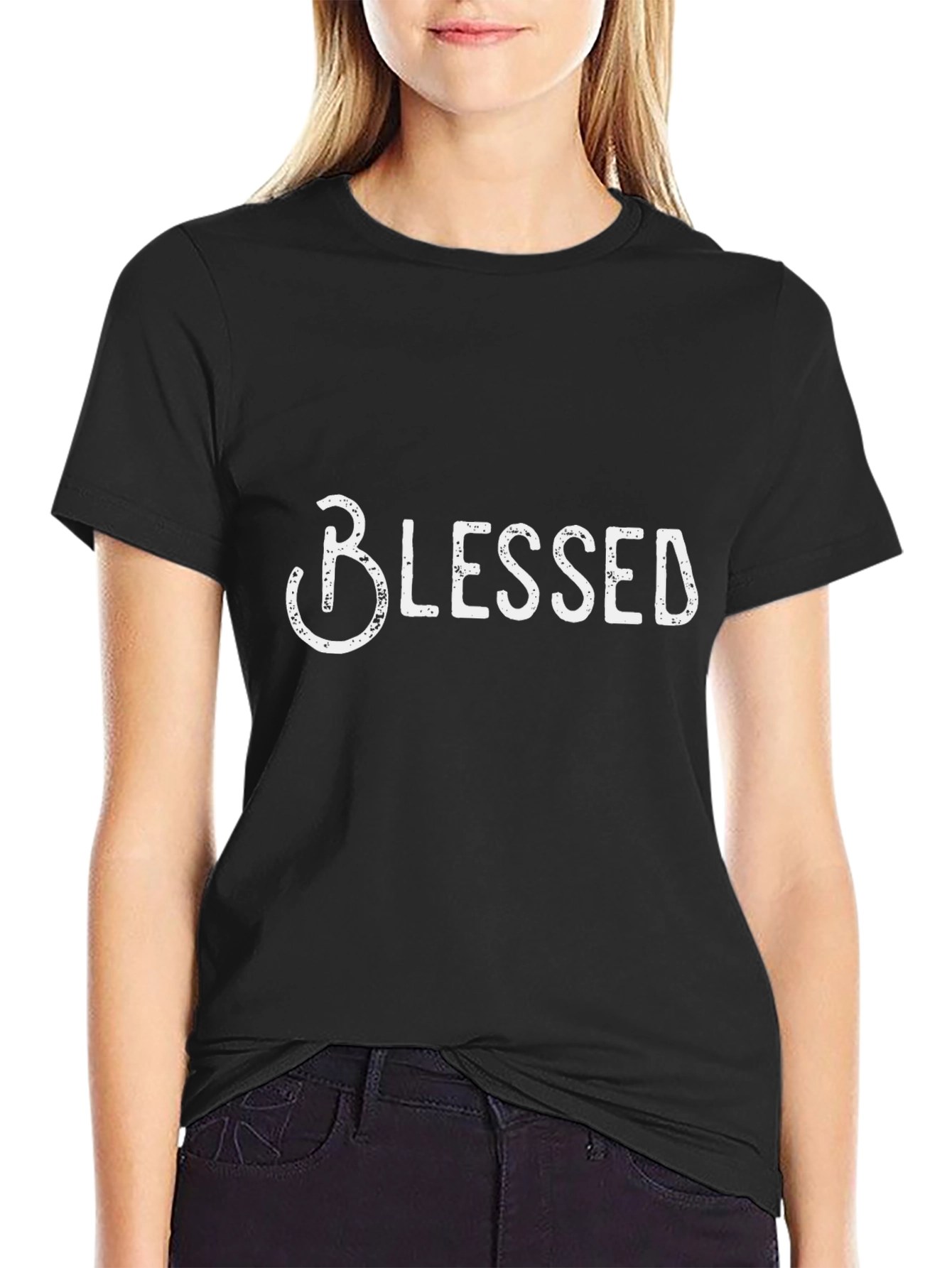 Blessed Graphic Tee - Mens Black T-Shirt