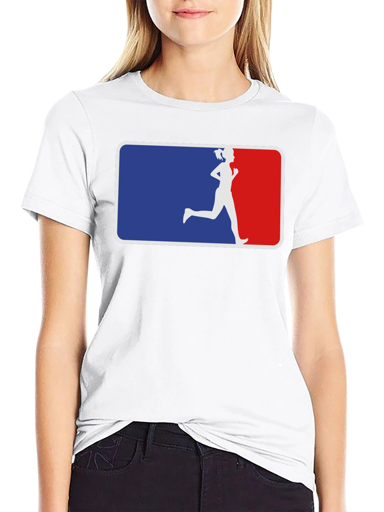 Runner Silhouette Graphic Tee - Athletic Style