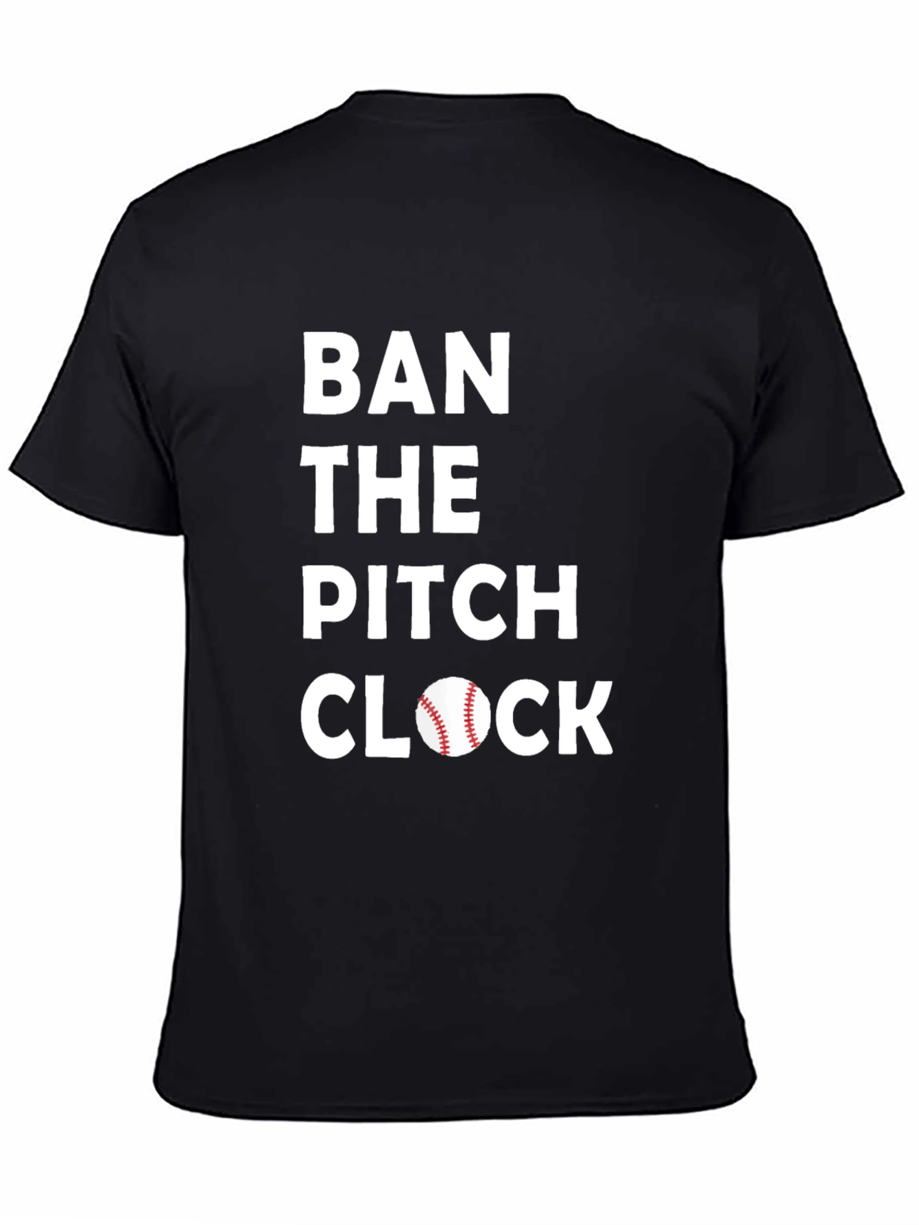 Ban the Pitch Clock Baseball T-Shirt