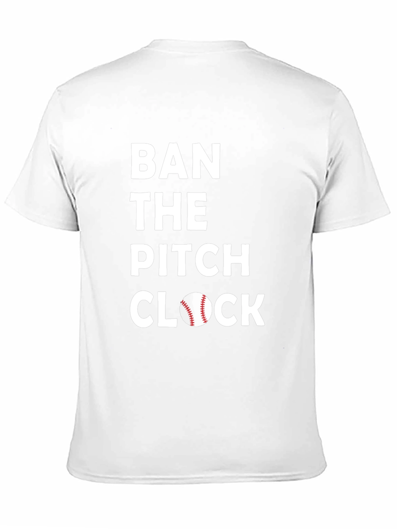 Ban the Pitch Clock Baseball T-Shirt