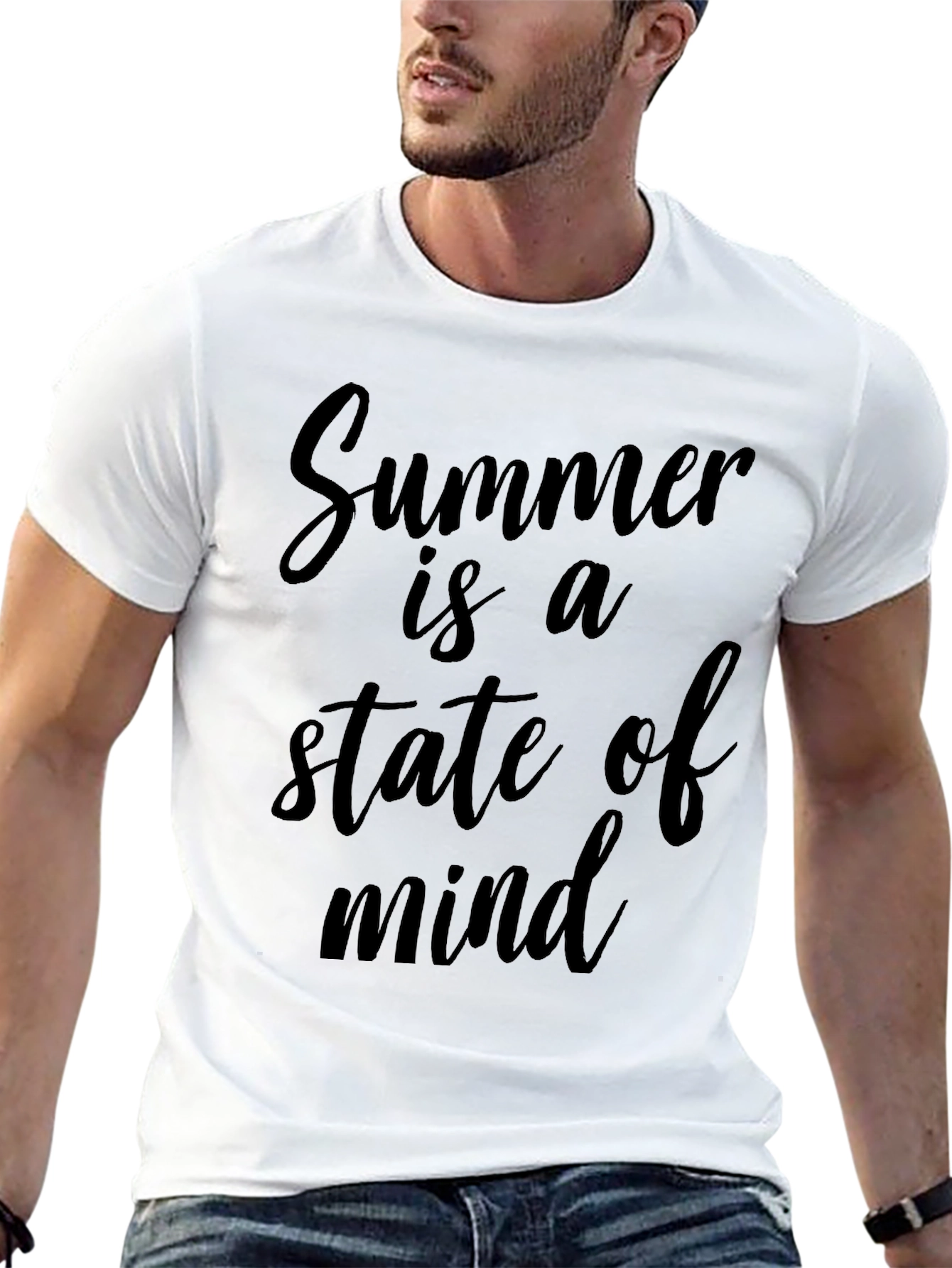 Summer State of Mind Black T-Shirt
