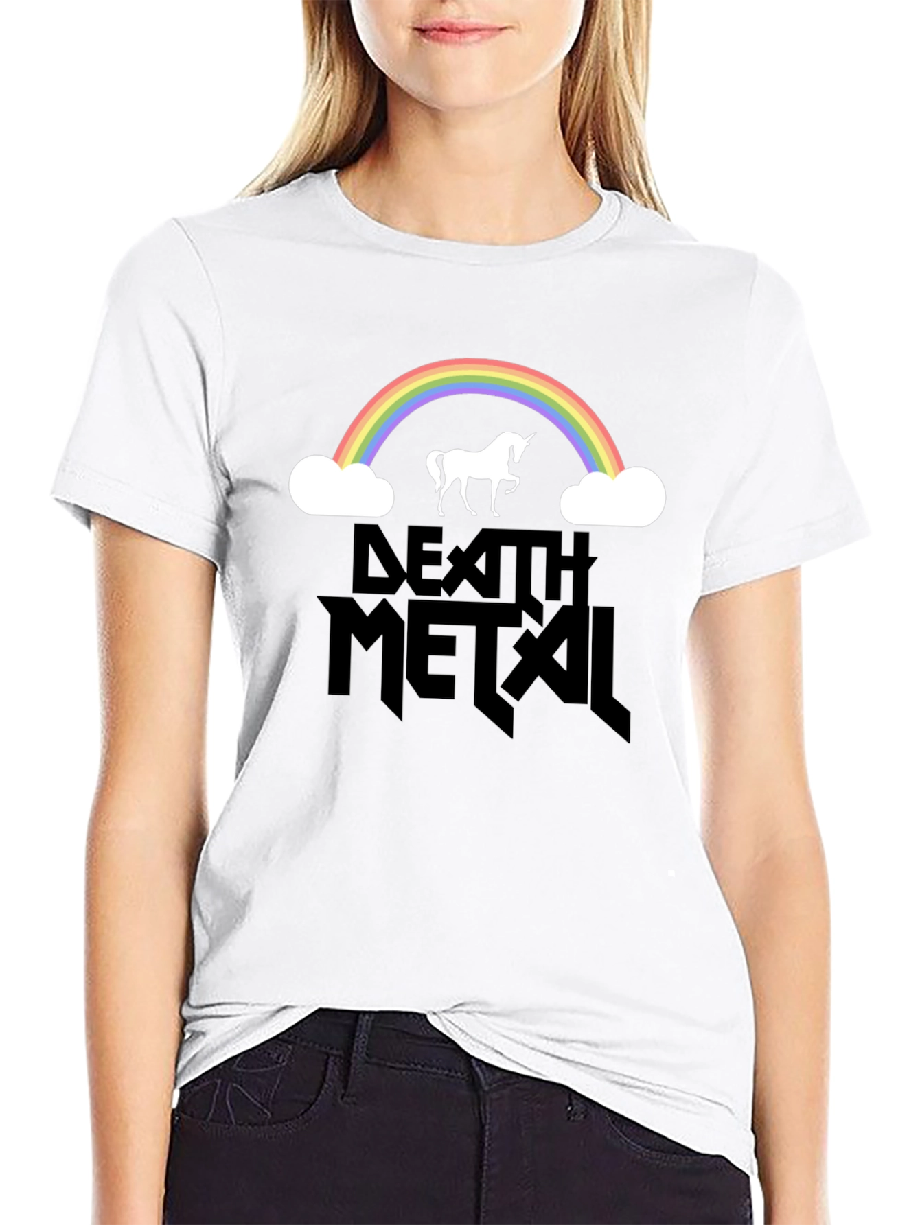 Death Metal Rainbow Unicorn T-Shirt