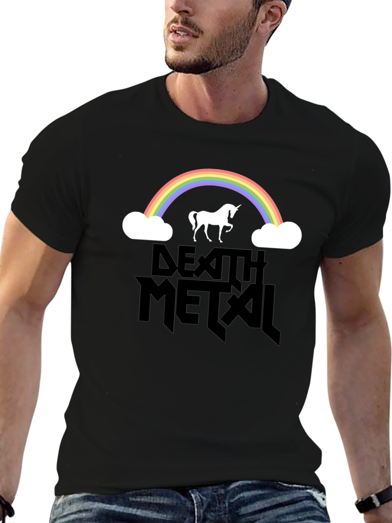 Death Metal Rainbow Unicorn T-Shirt