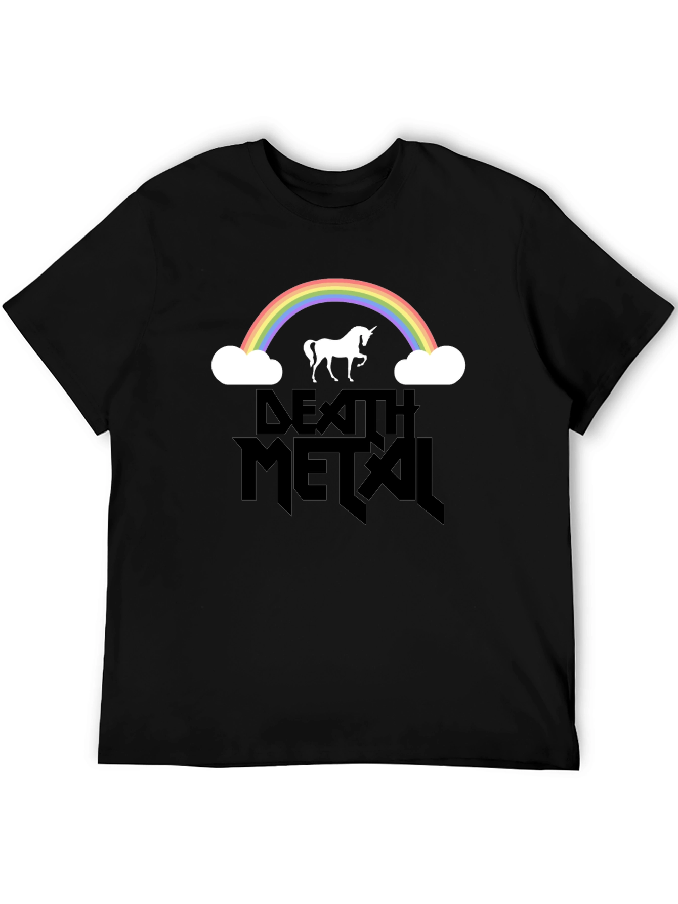 Death Metal Rainbow Unicorn T-Shirt