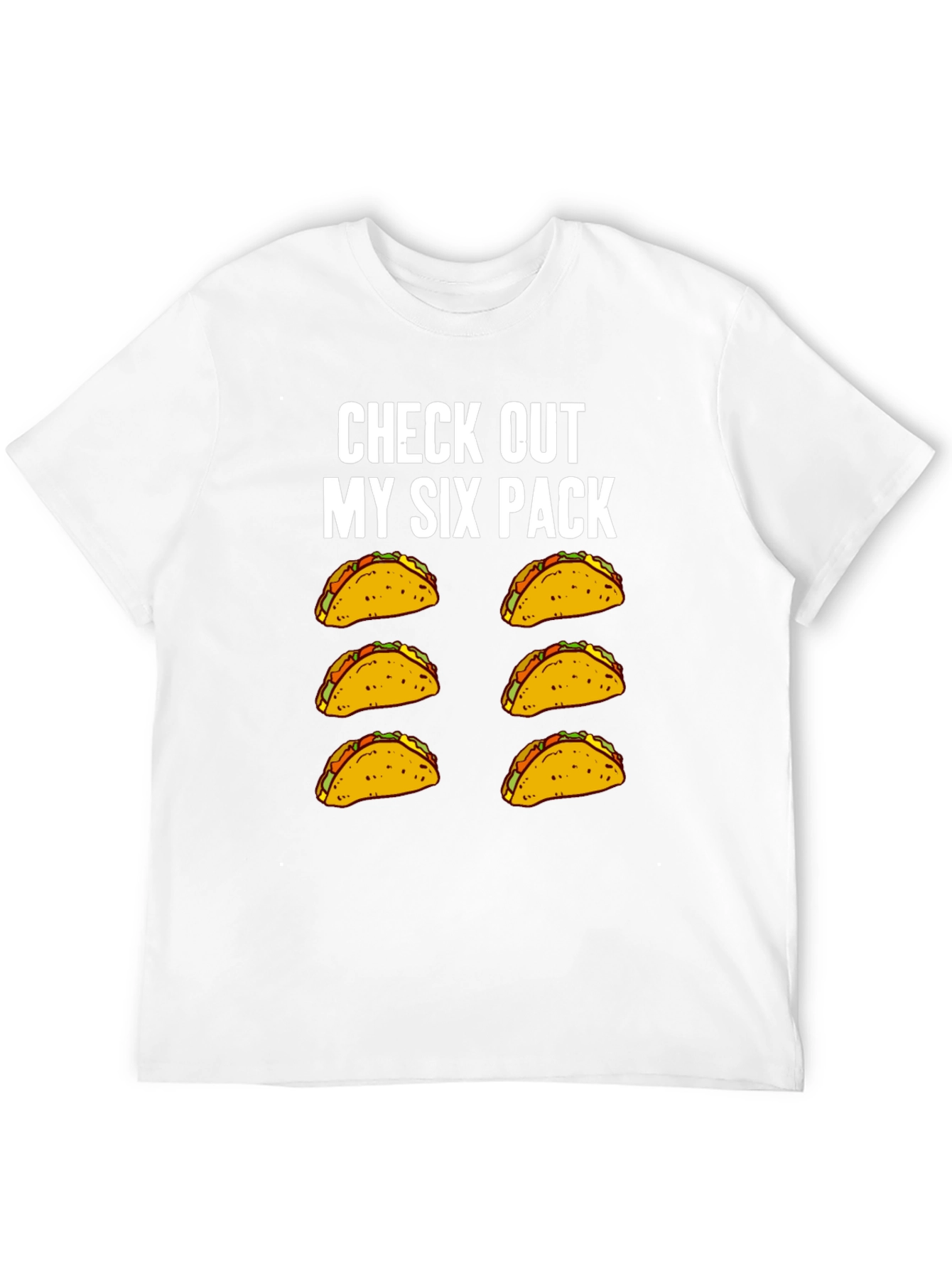 Taco Six Pack T-Shirt - Funny Graphic Tee