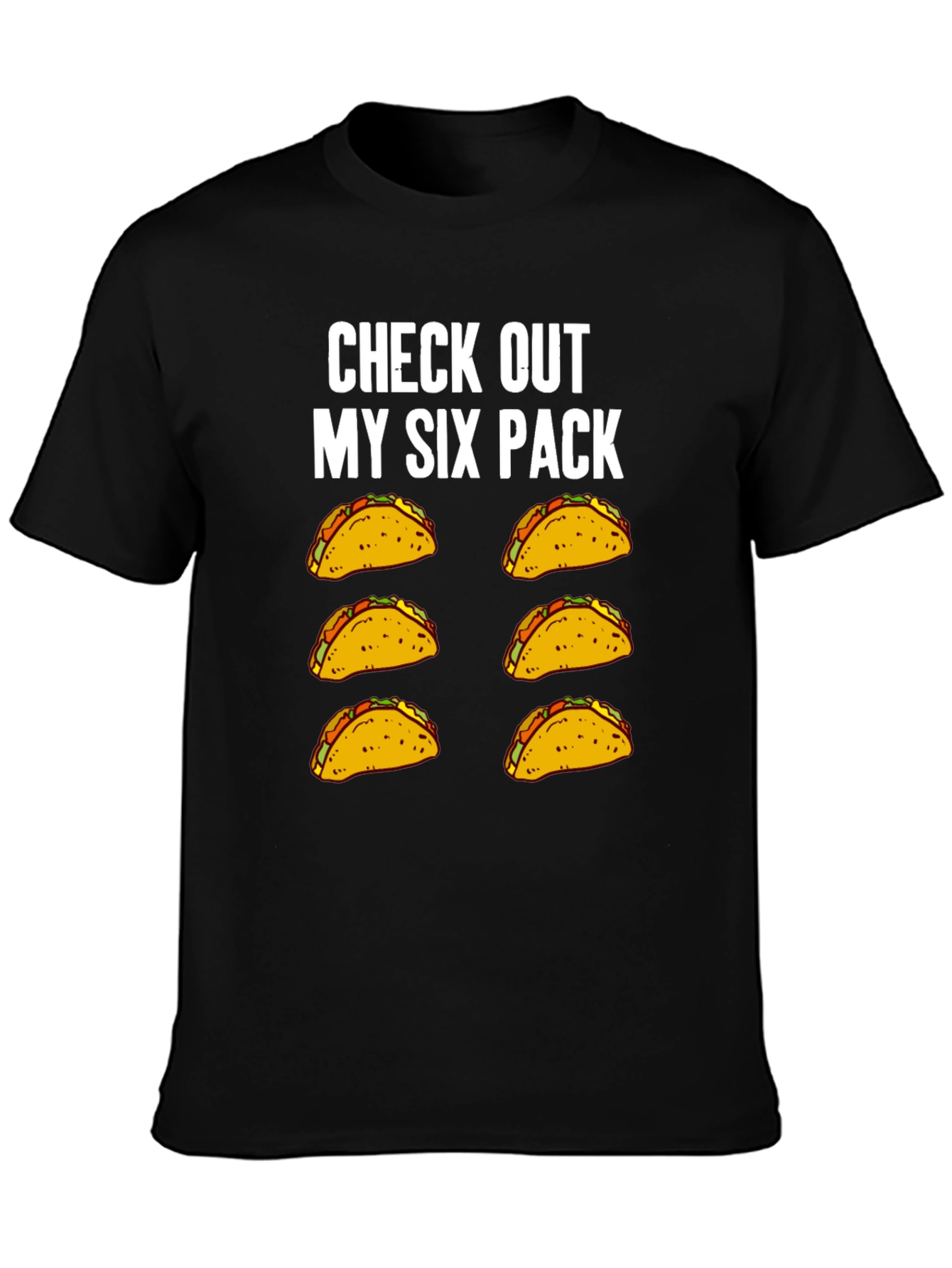 Taco Six Pack T-Shirt - Funny Graphic Tee