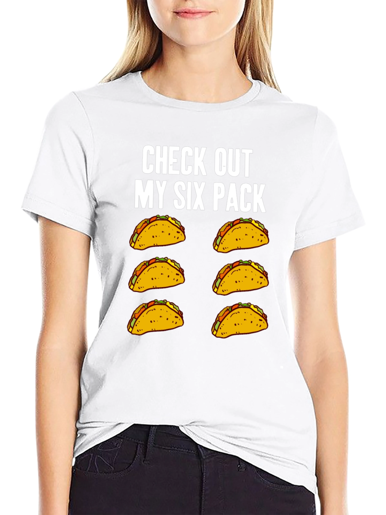 Taco Six Pack T-Shirt - Funny Graphic Tee