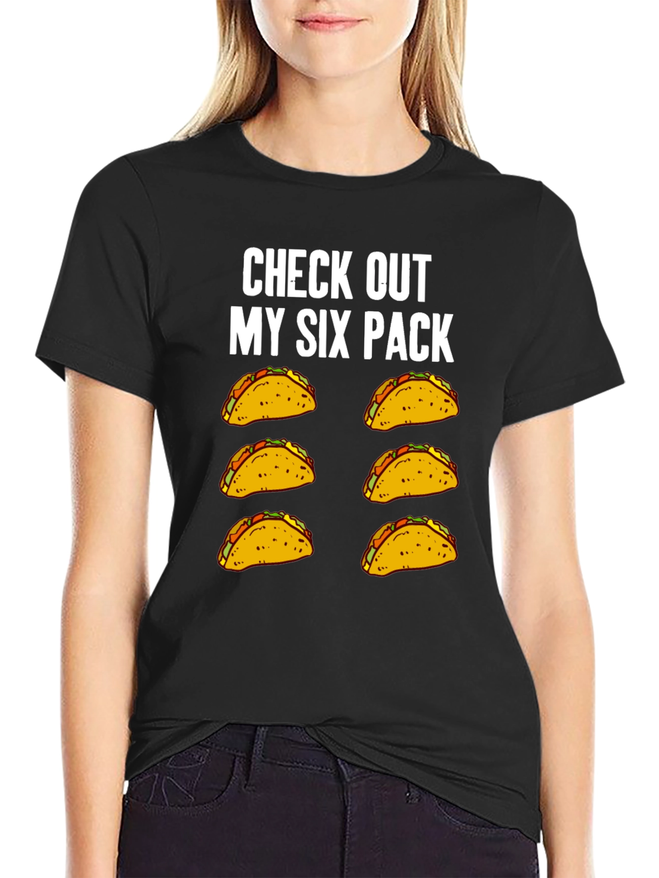 Taco Six Pack T-Shirt - Funny Graphic Tee
