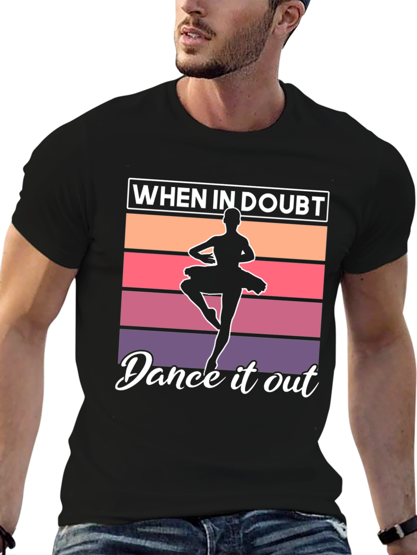 Dance It Out T-Shirt - Ballerina Graphic Tee