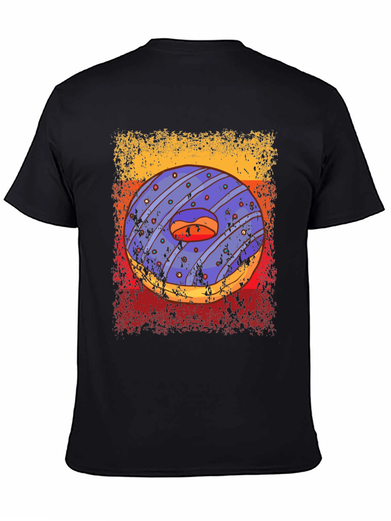 Donut Graphic T-Shirt - Edgy Streetwear Style