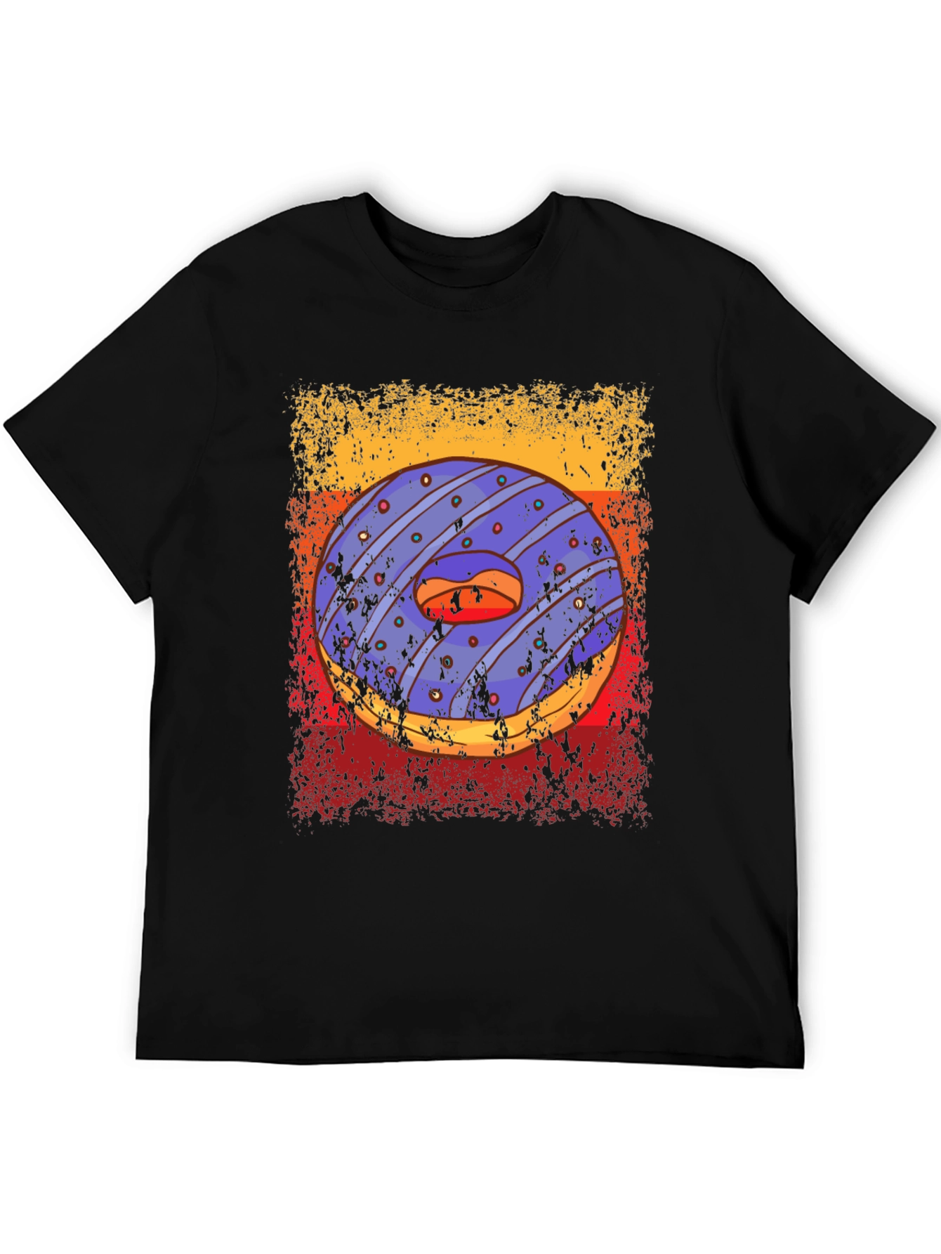 Donut Graphic T-Shirt - Edgy Streetwear Style