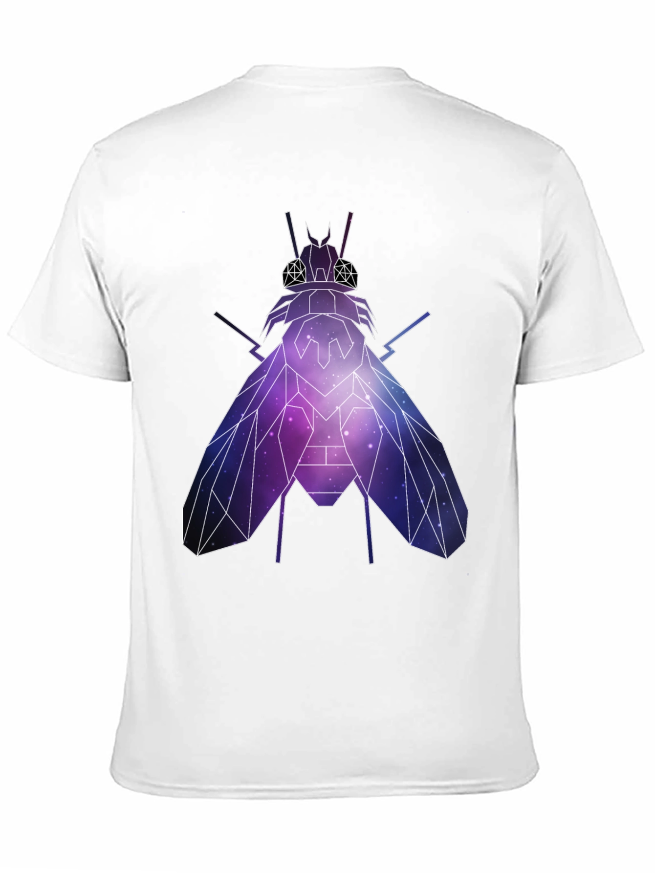 Geometric Galaxy Fly Graphic T-Shirt