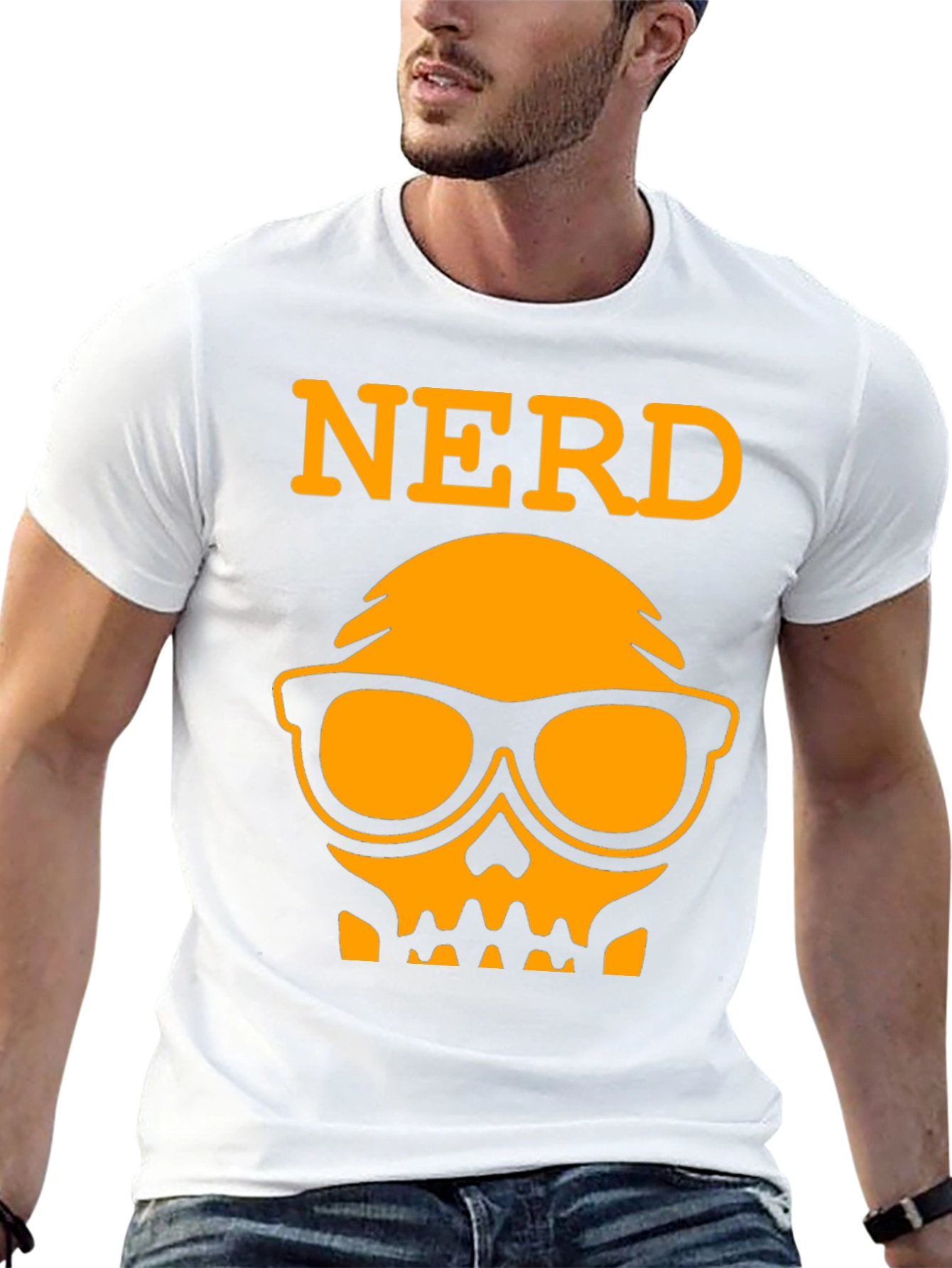 Nerd Skull T-Shirt - Geek Chic Tee