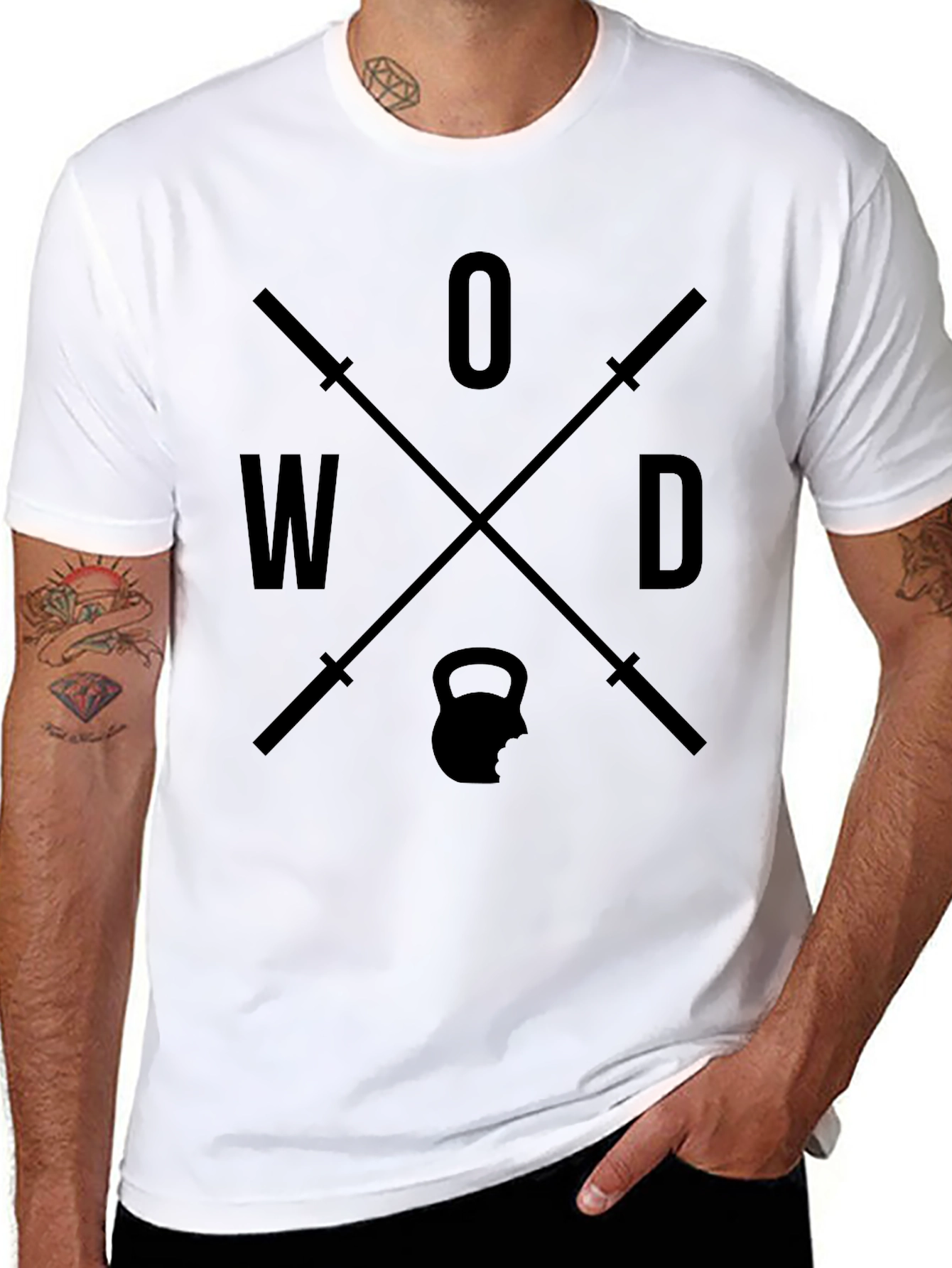 Workout of the Day Graphic Tee - Black
