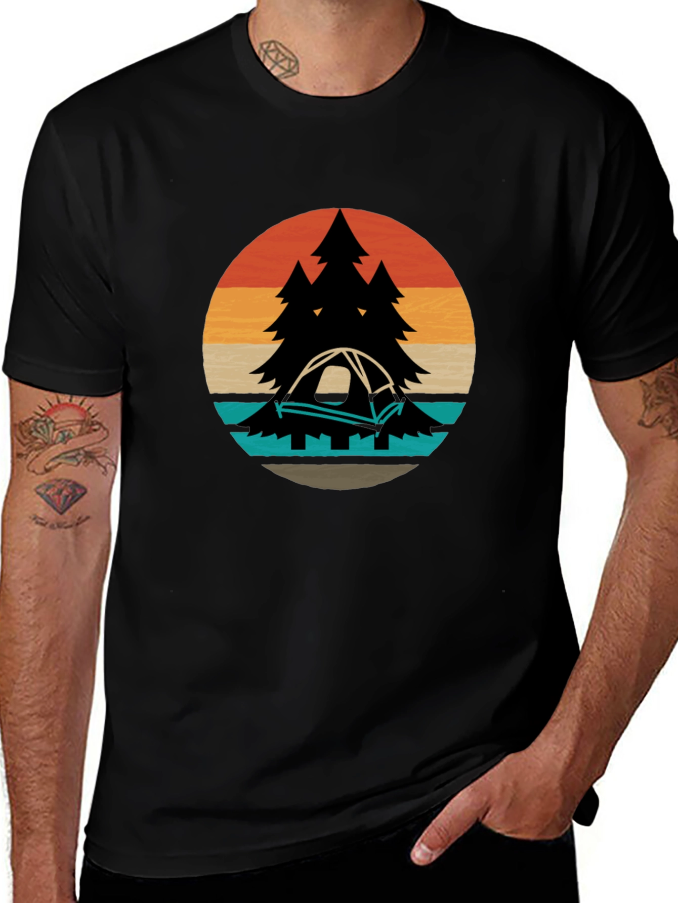 Retro Camping T-Shirt - Outdoor Adventure