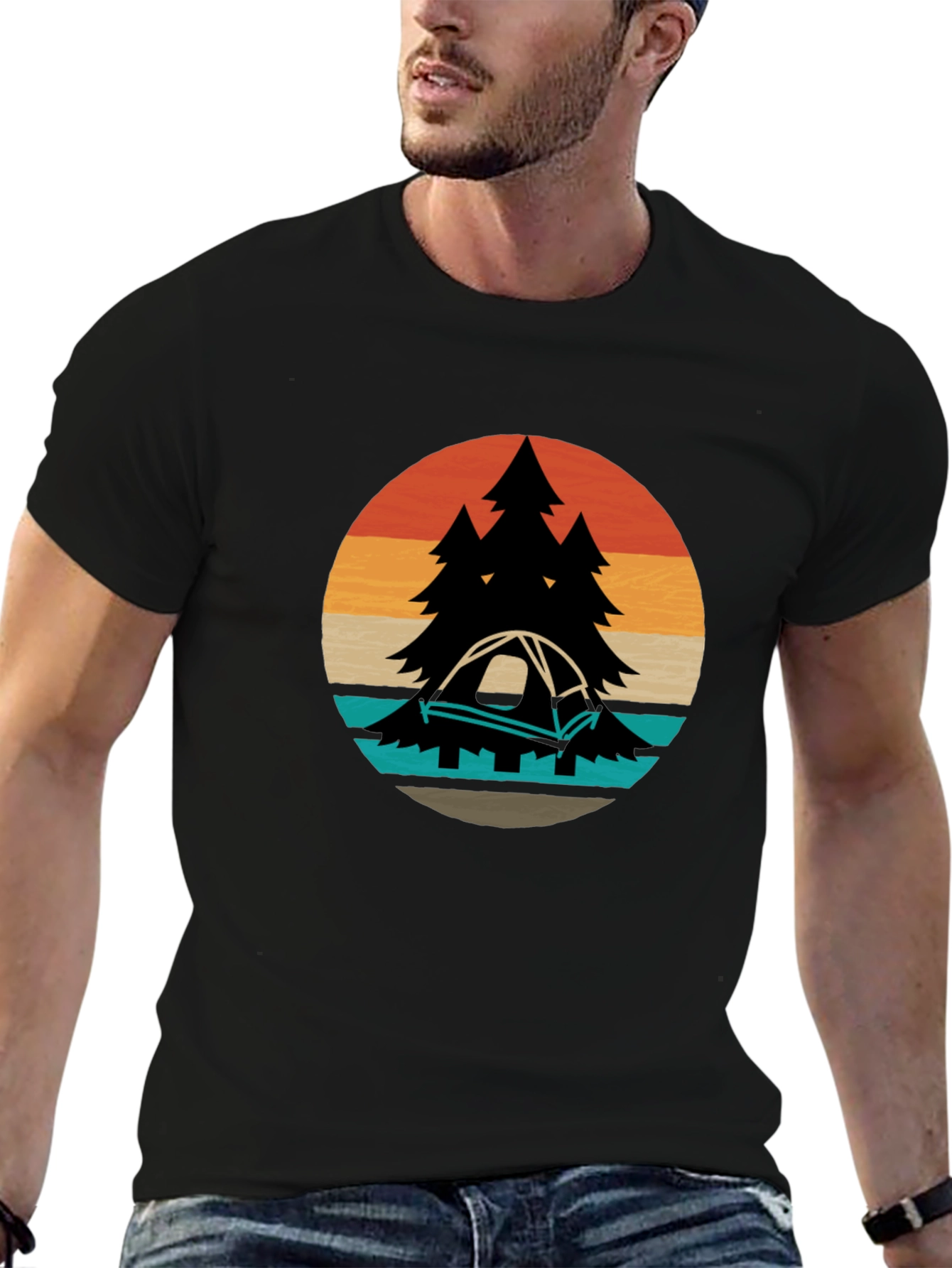 Retro Camping T-Shirt - Outdoor Adventure