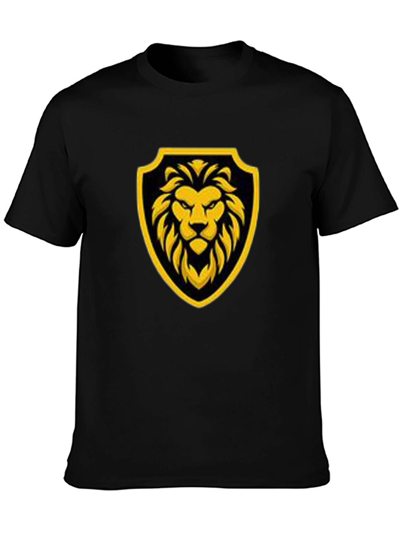 Lion Crest Graphic Black T-Shirt