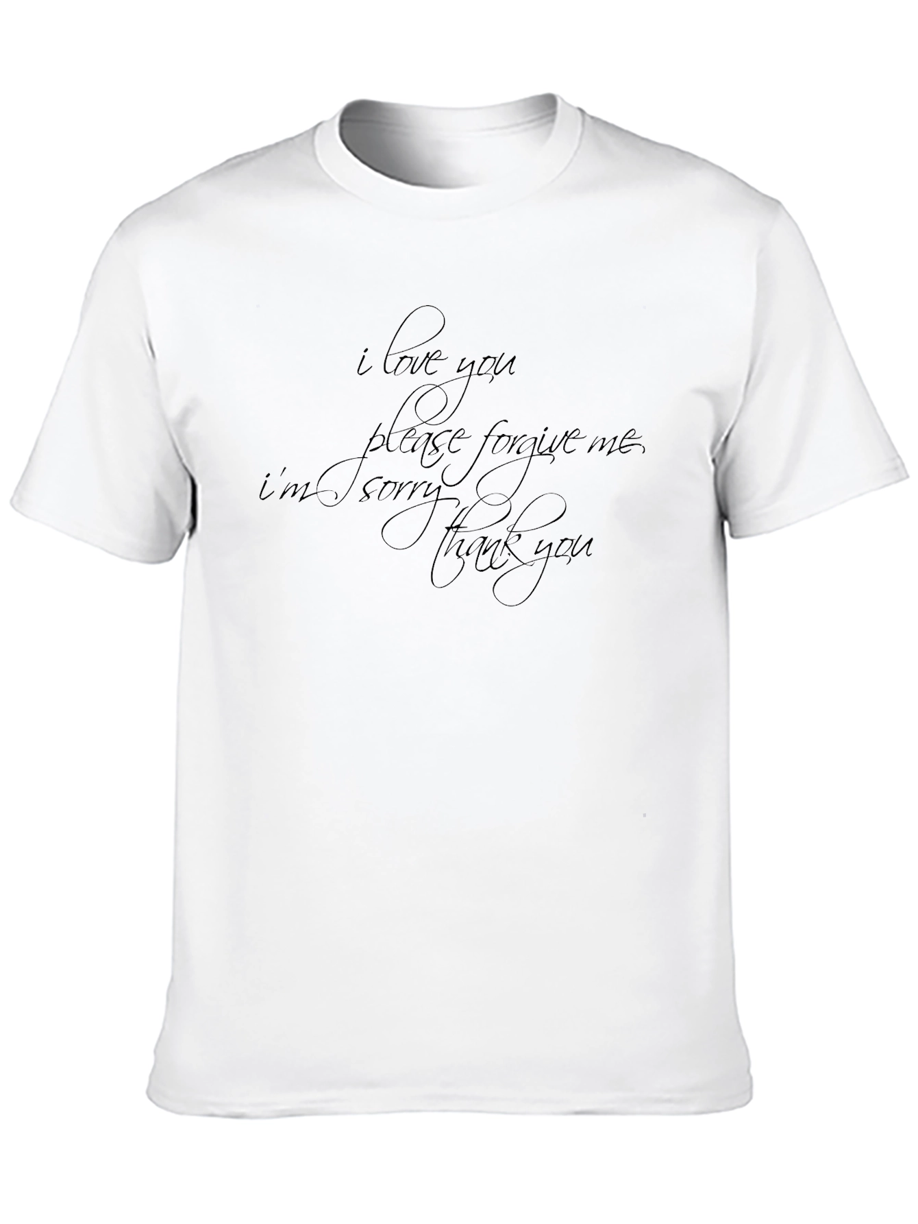 I Love You Tee - Apology Graphic T-Shirt