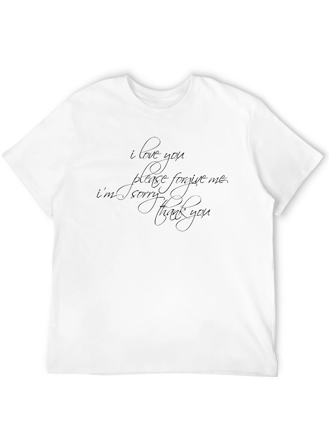 I Love You Tee - Apology Graphic T-Shirt