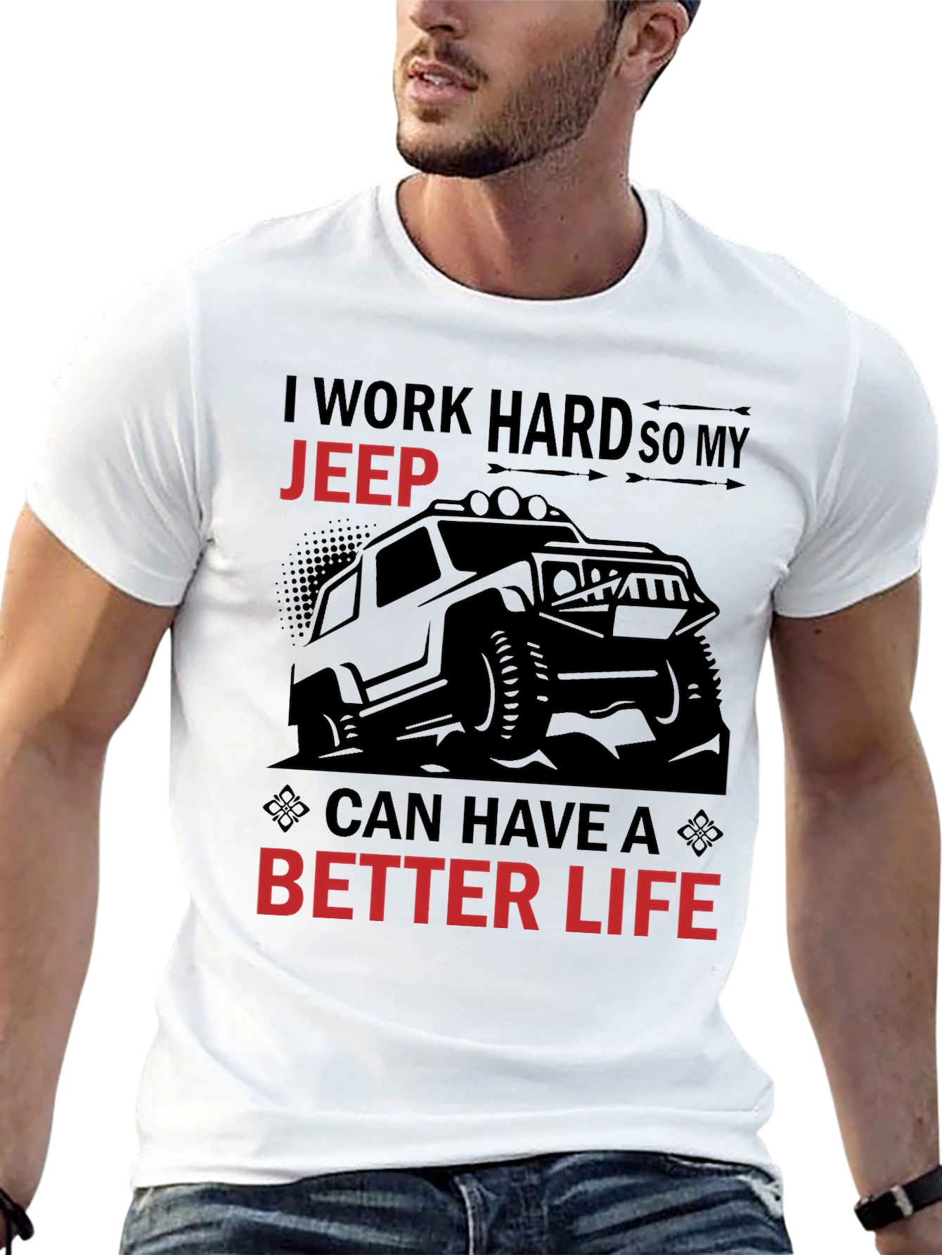 Jeep Better Life Graphic Tee - Black