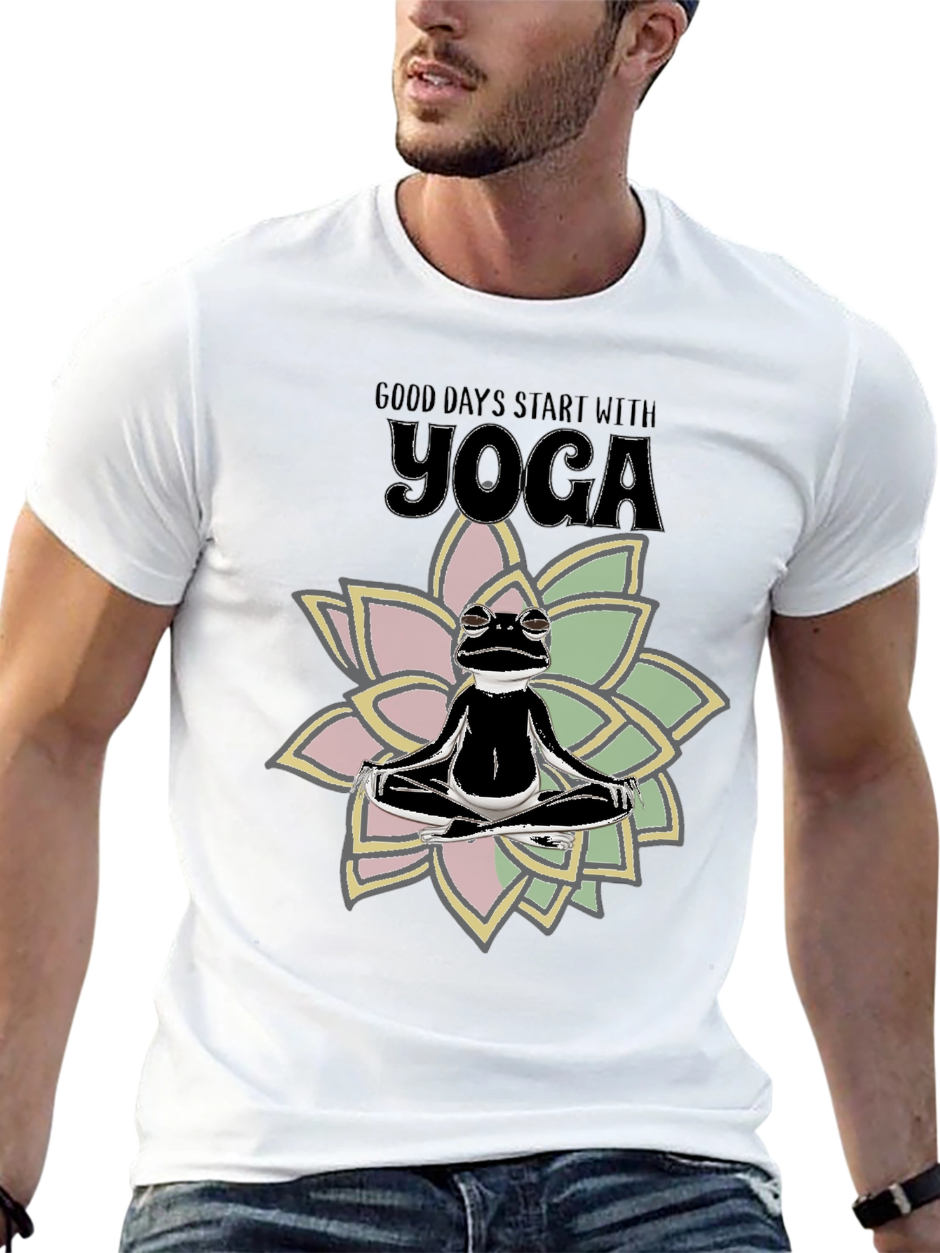 Yoga Frog Graphic Tee
