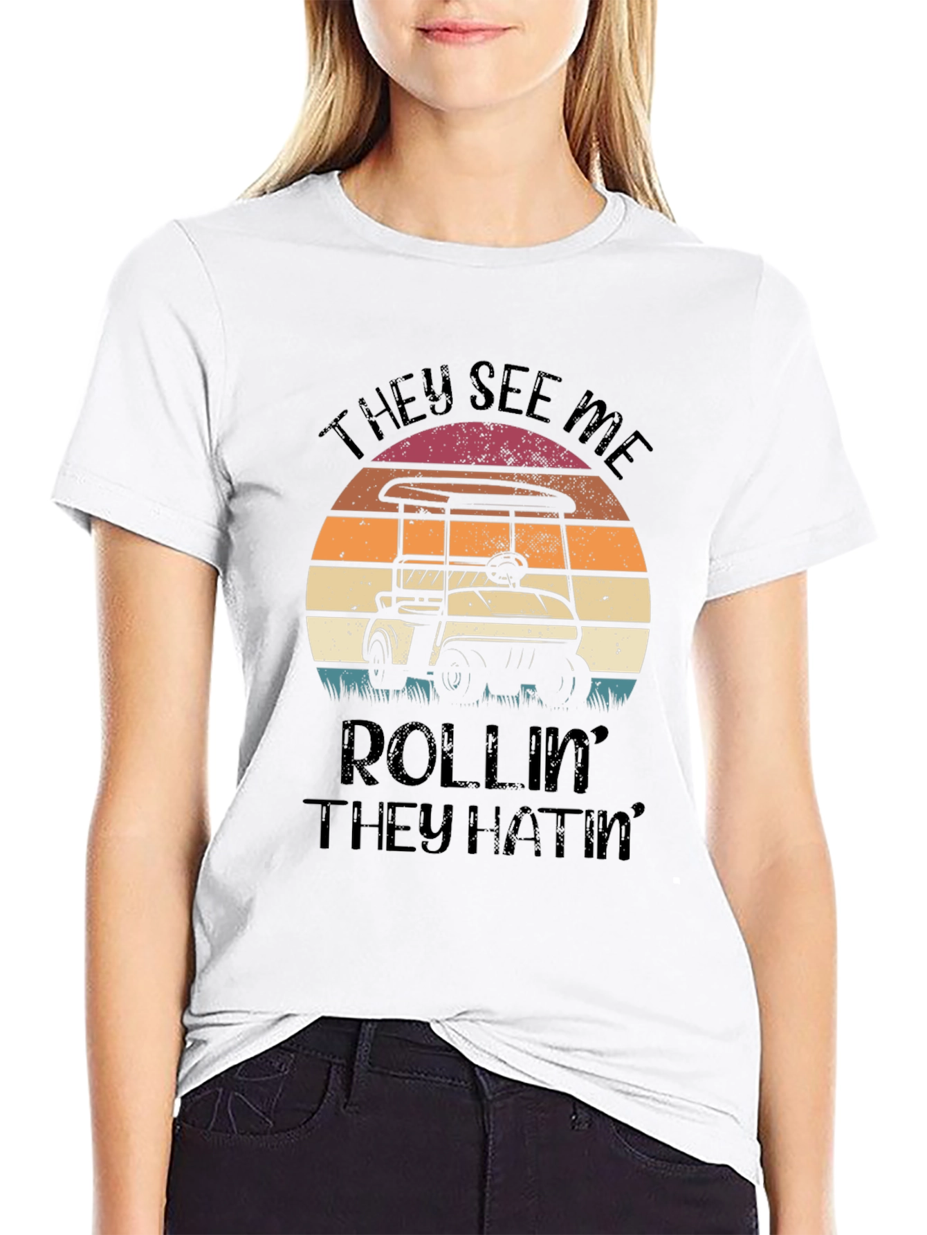 They See Me Rollin Golf T-Shirt