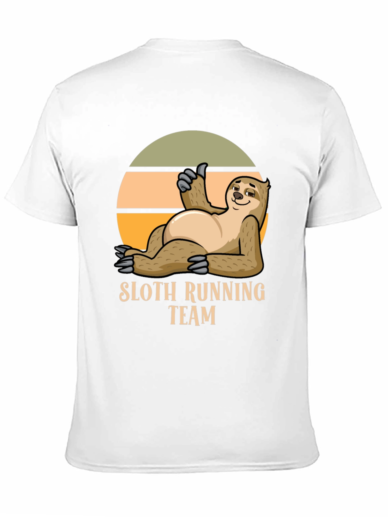 Sloth Running Team T-Shirt - Funny & Comfortable