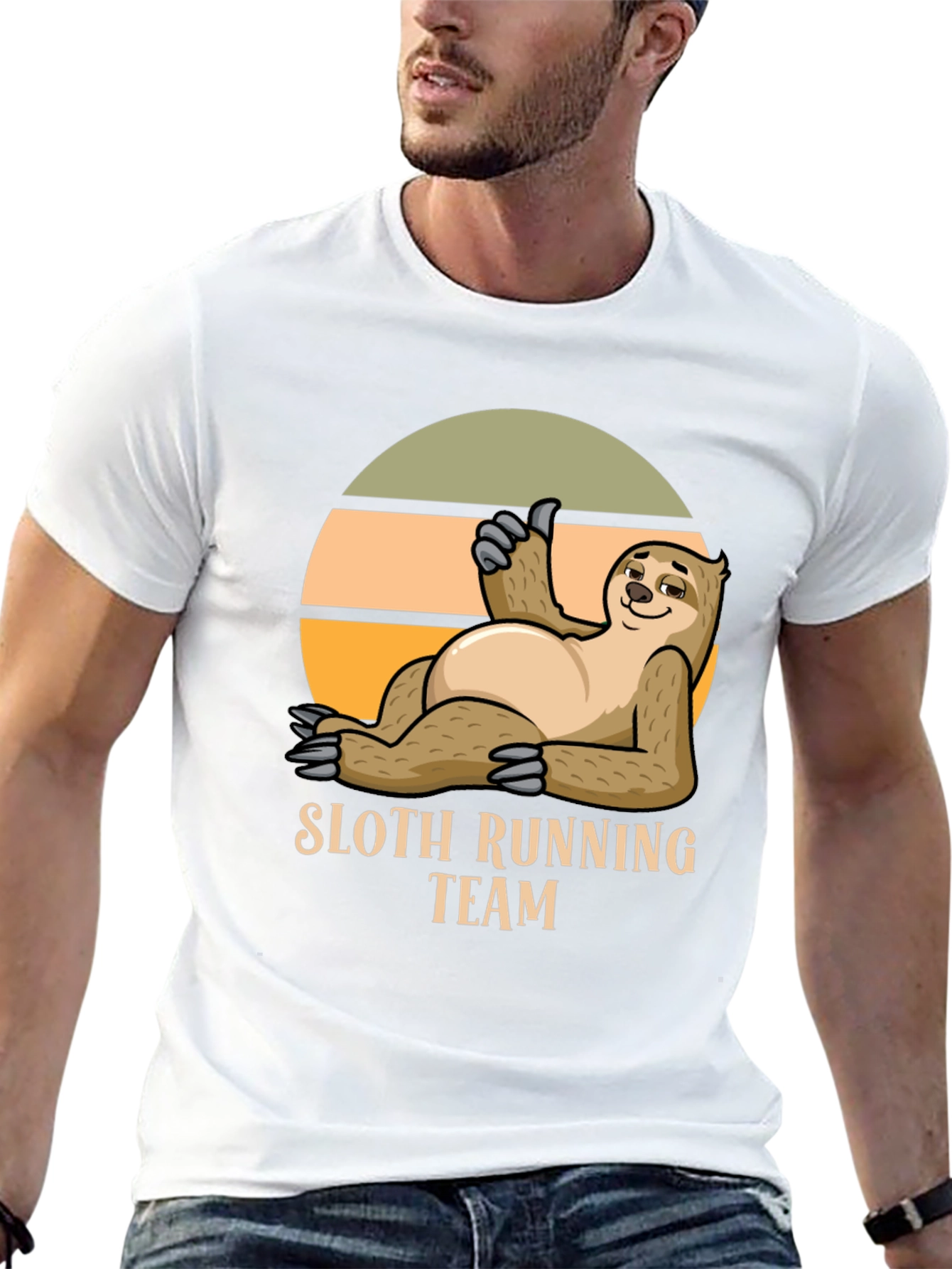 Sloth Running Team T-Shirt - Funny & Comfortable
